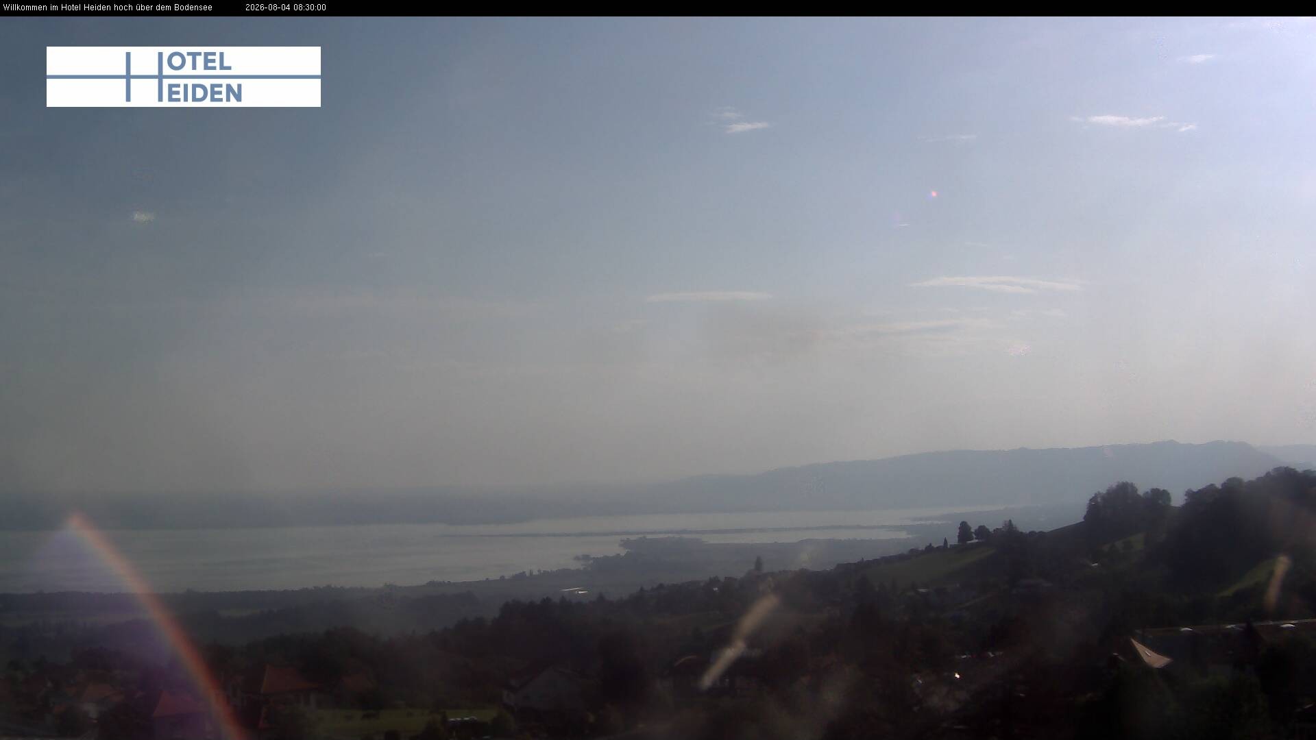Archiv Foto Webcam Heiden - Blick über den Bodensee