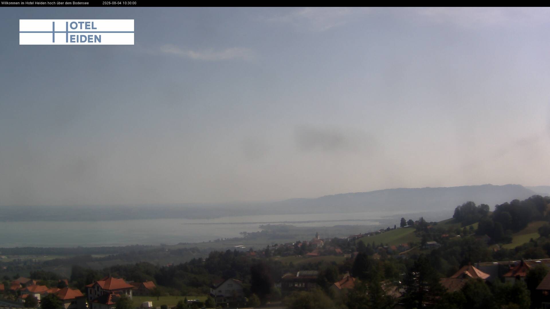 Archiv Foto Webcam Heiden - Blick über den Bodensee