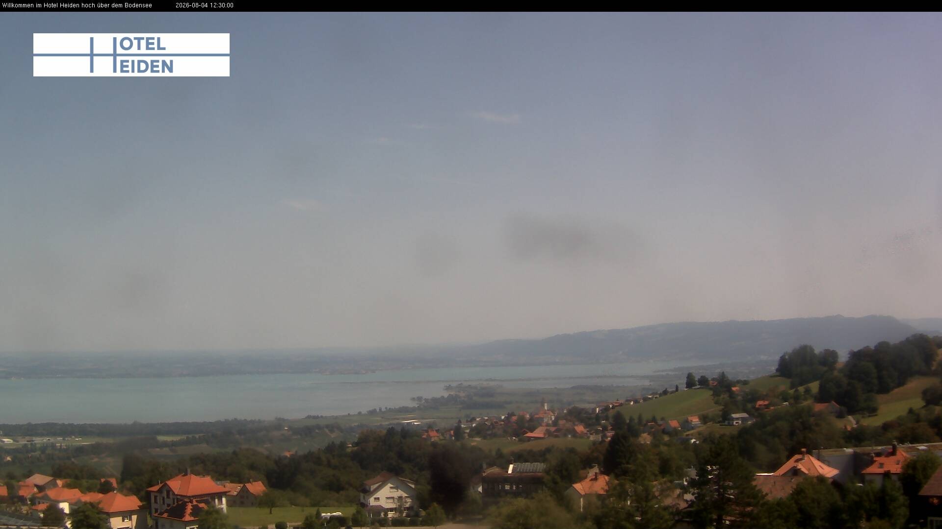 Archiv Foto Webcam Heiden - Blick über den Bodensee