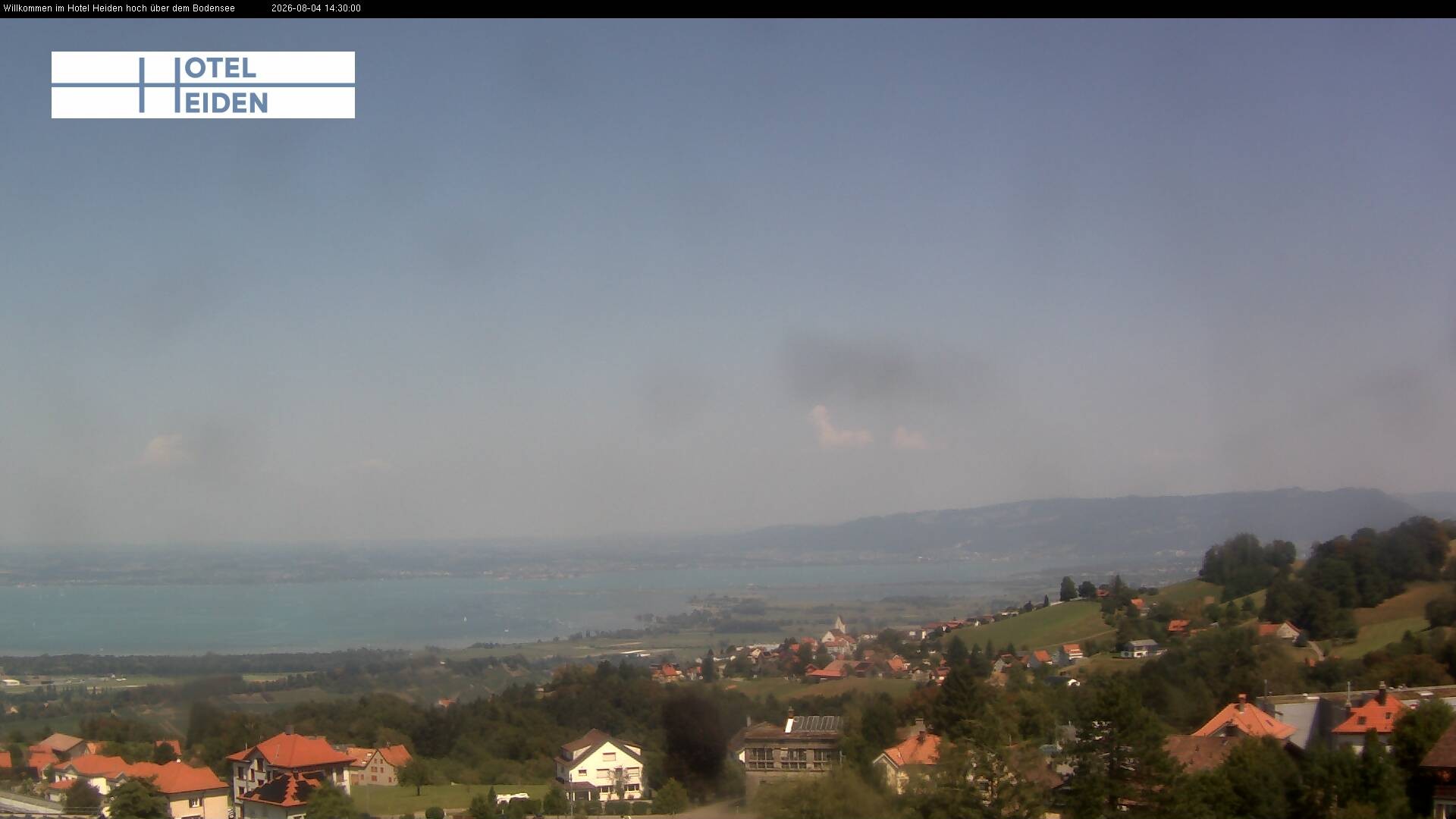 Archiv Foto Webcam Heiden - Blick über den Bodensee