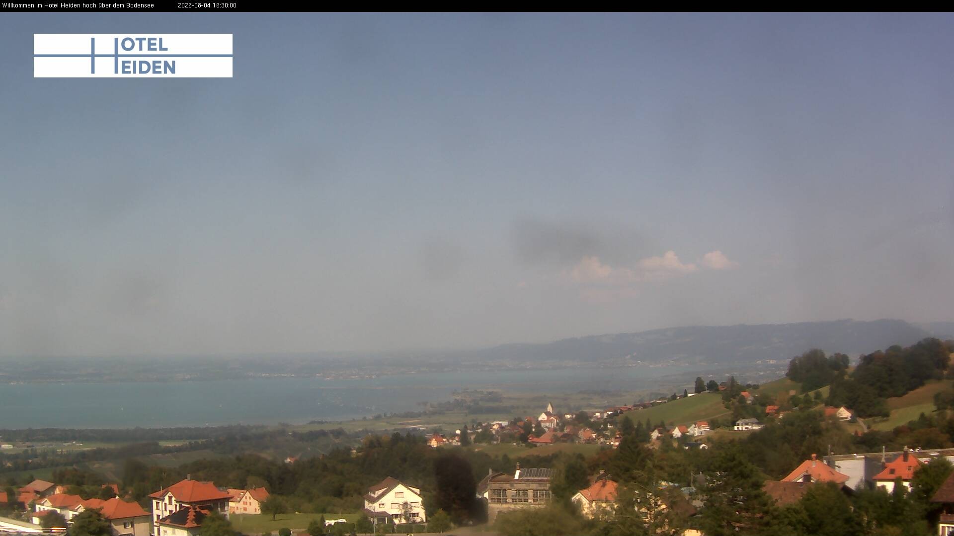 Archiv Foto Webcam Heiden - Blick über den Bodensee