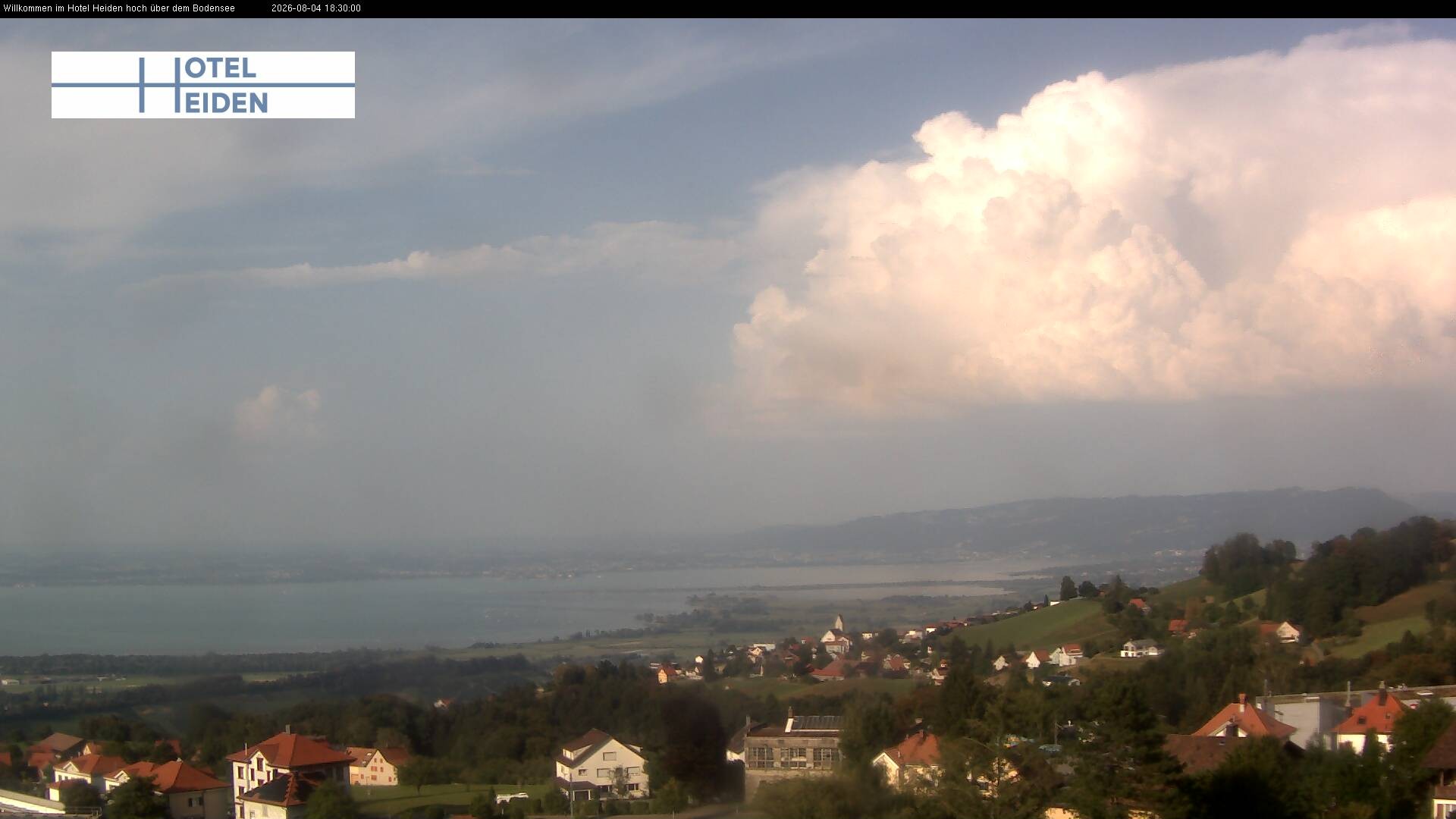 Archiv Foto Webcam Heiden - Blick über den Bodensee