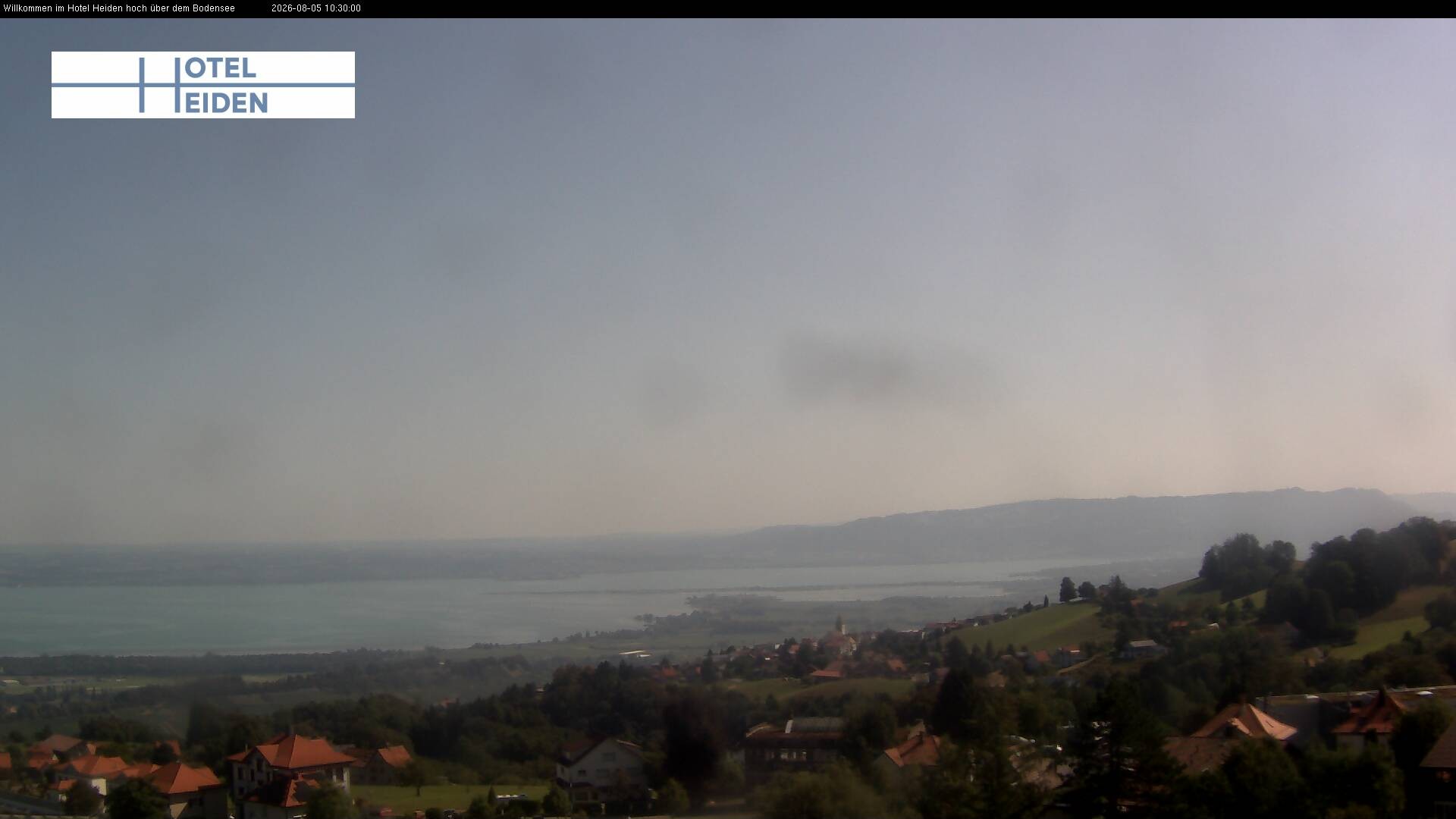 Archiv Foto Webcam Heiden - Blick über den Bodensee