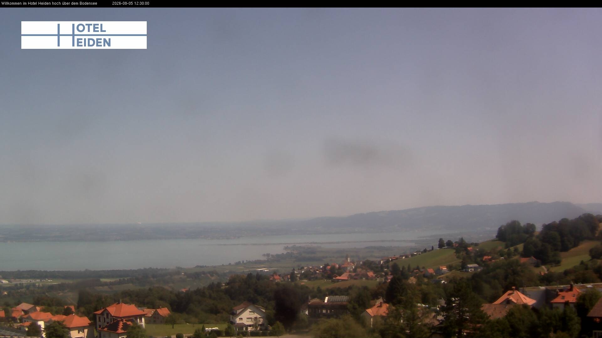Archiv Foto Webcam Heiden - Blick über den Bodensee