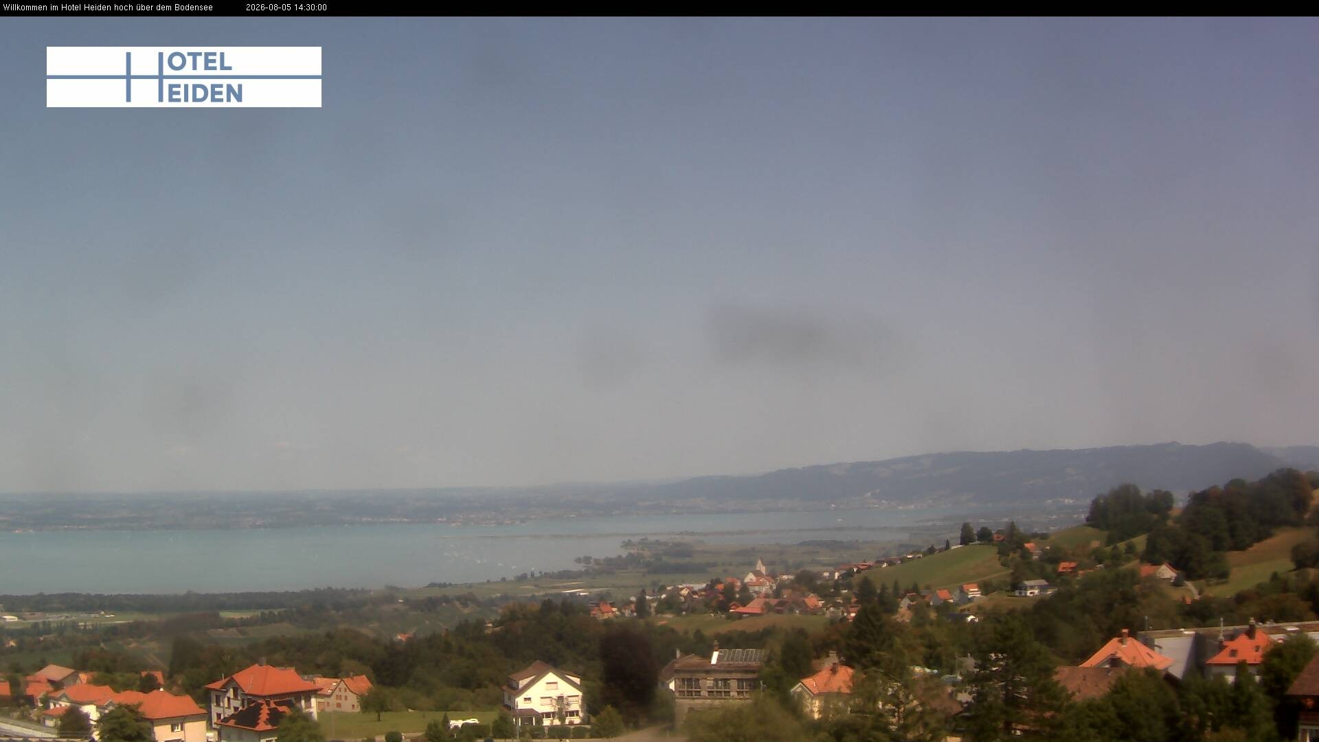 Archiv Foto Webcam Heiden - Blick über den Bodensee