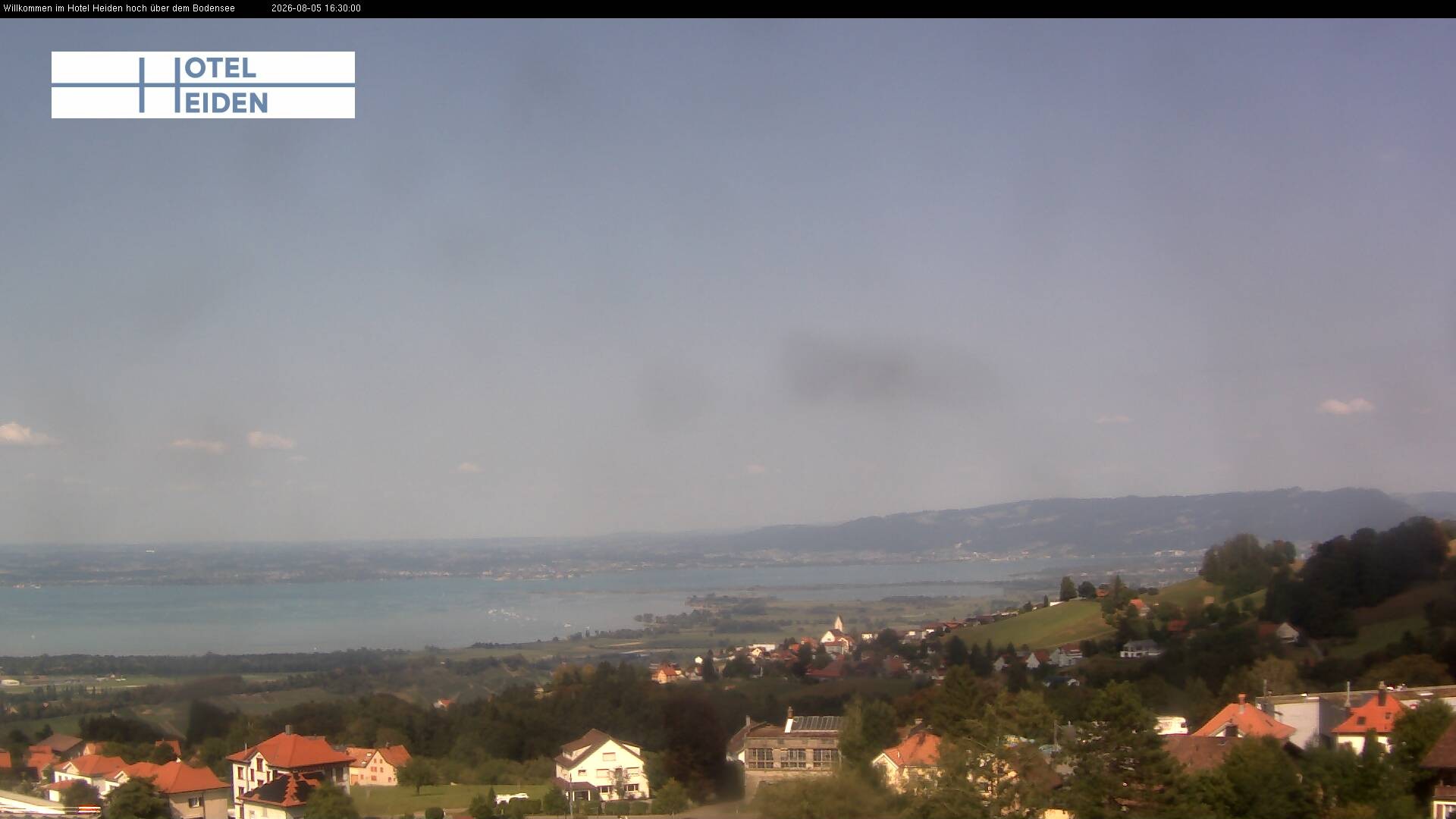 Archiv Foto Webcam Heiden - Blick über den Bodensee