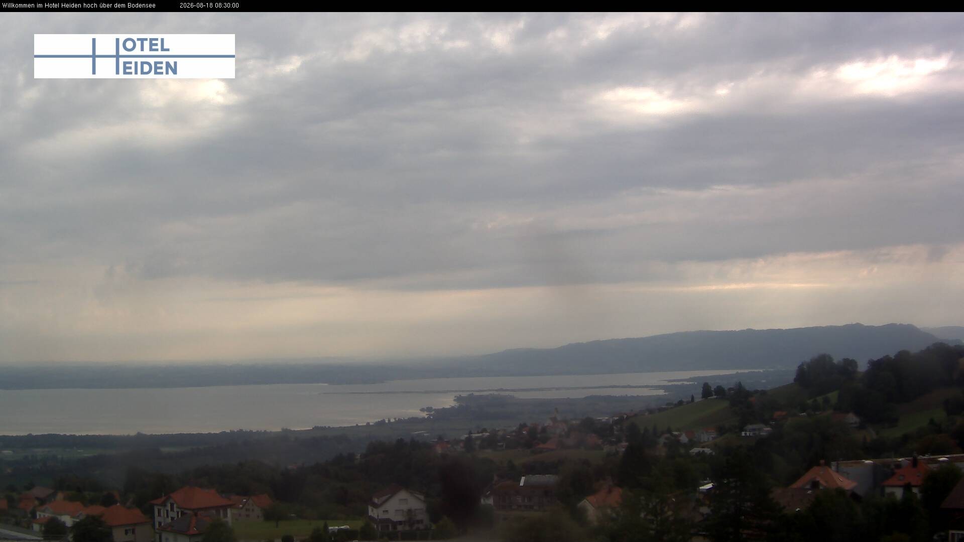 Archiv Foto Webcam Heiden - Blick über den Bodensee