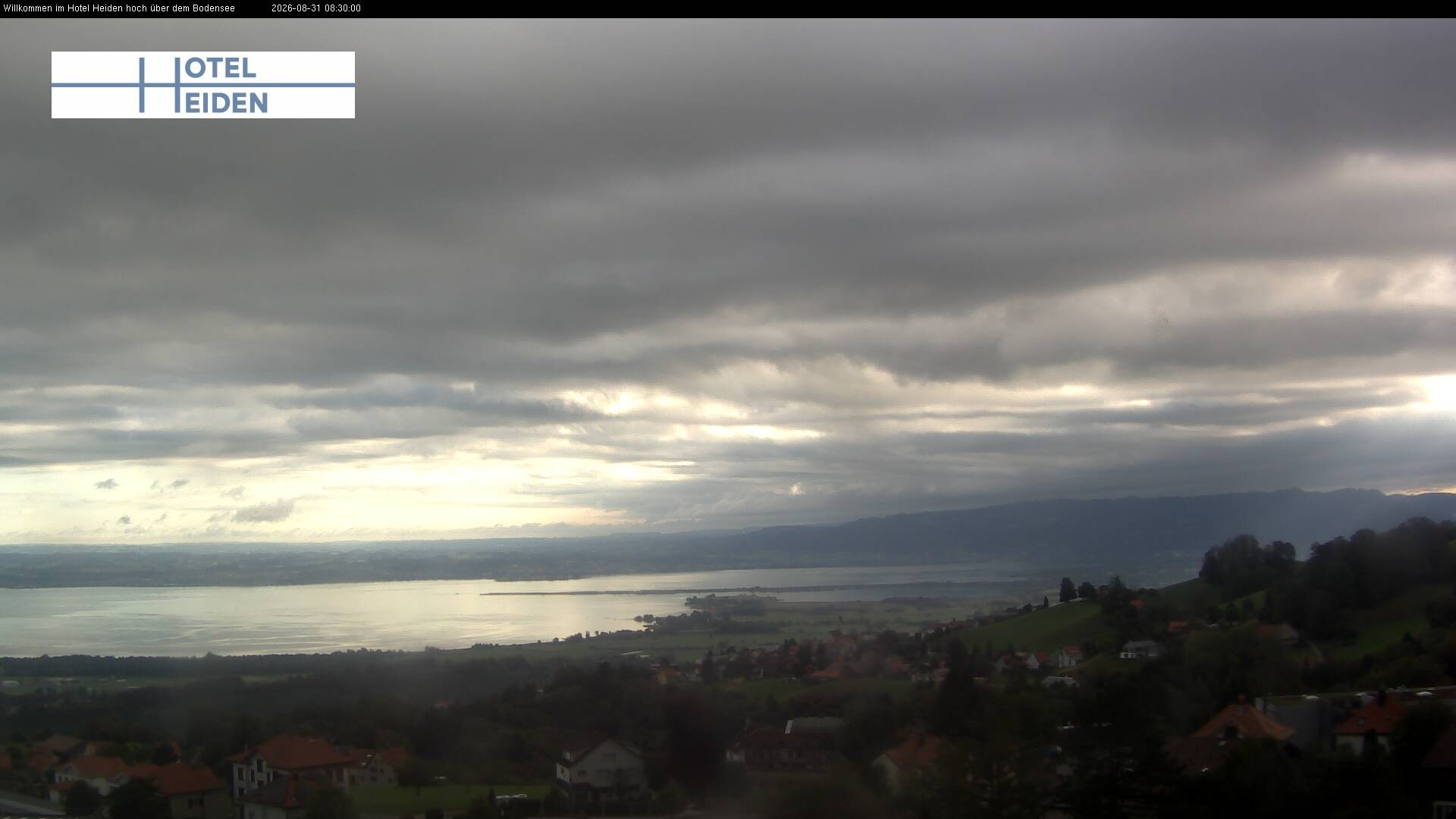 Archived image Webcam Heiden - View of Lake Constance