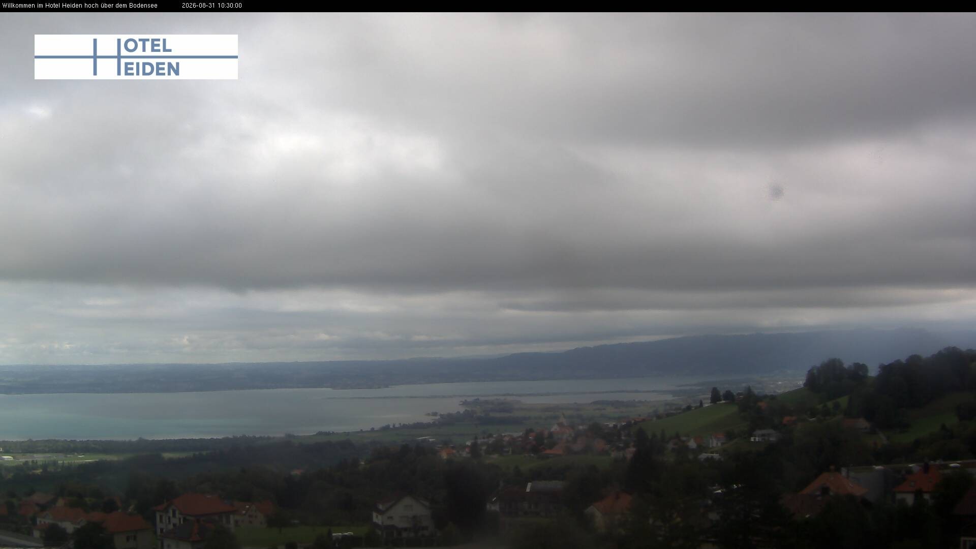 Archived image Webcam Heiden - View of Lake Constance