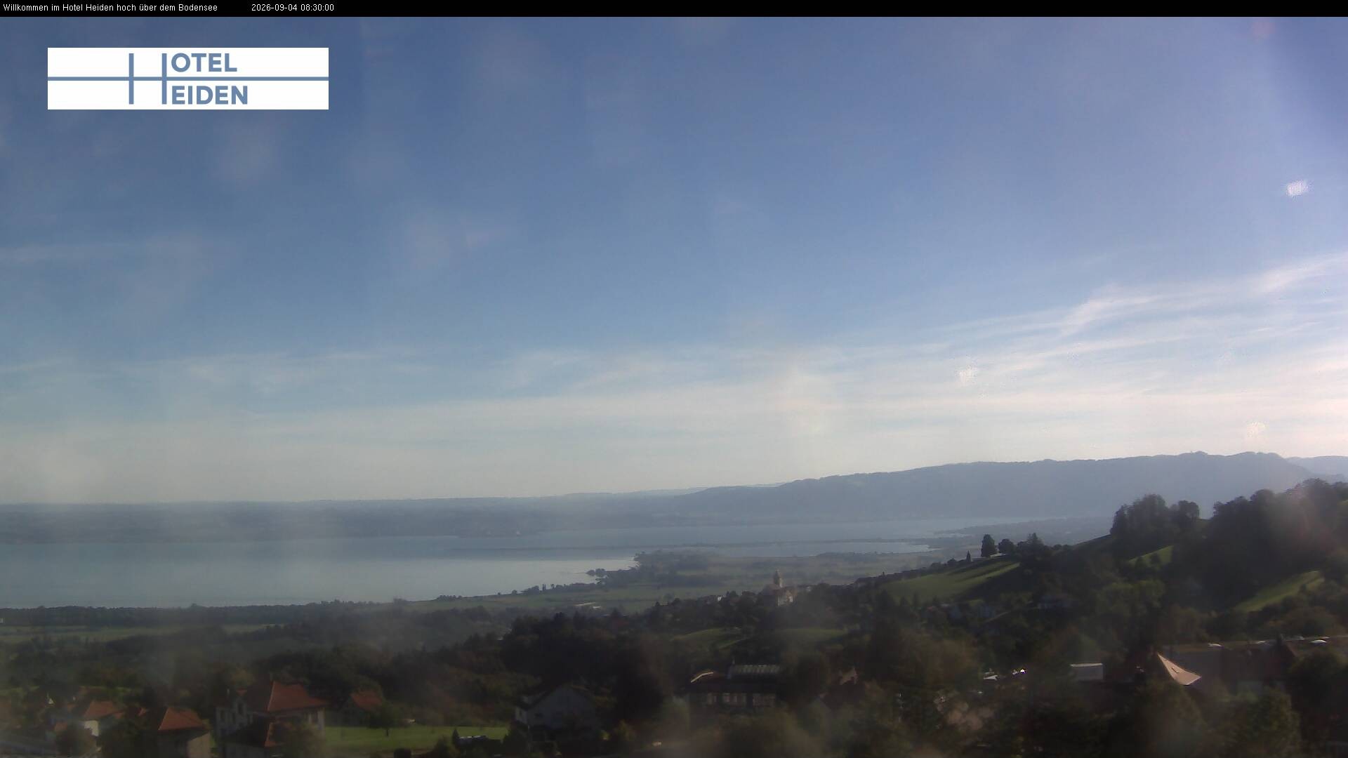 Archiv Foto Webcam Heiden - Blick über den Bodensee