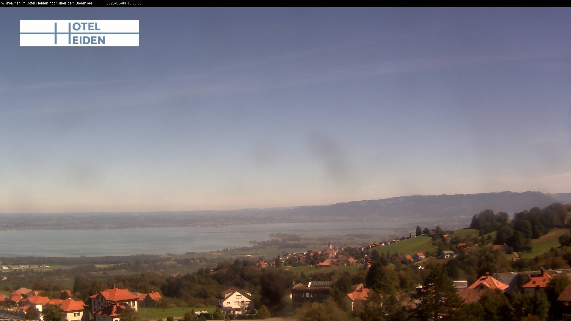 Archiv Foto Webcam Heiden - Blick über den Bodensee