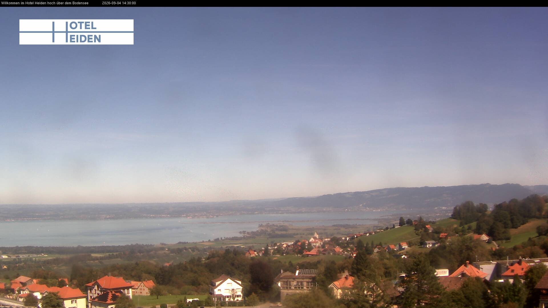 Archiv Foto Webcam Heiden - Blick über den Bodensee