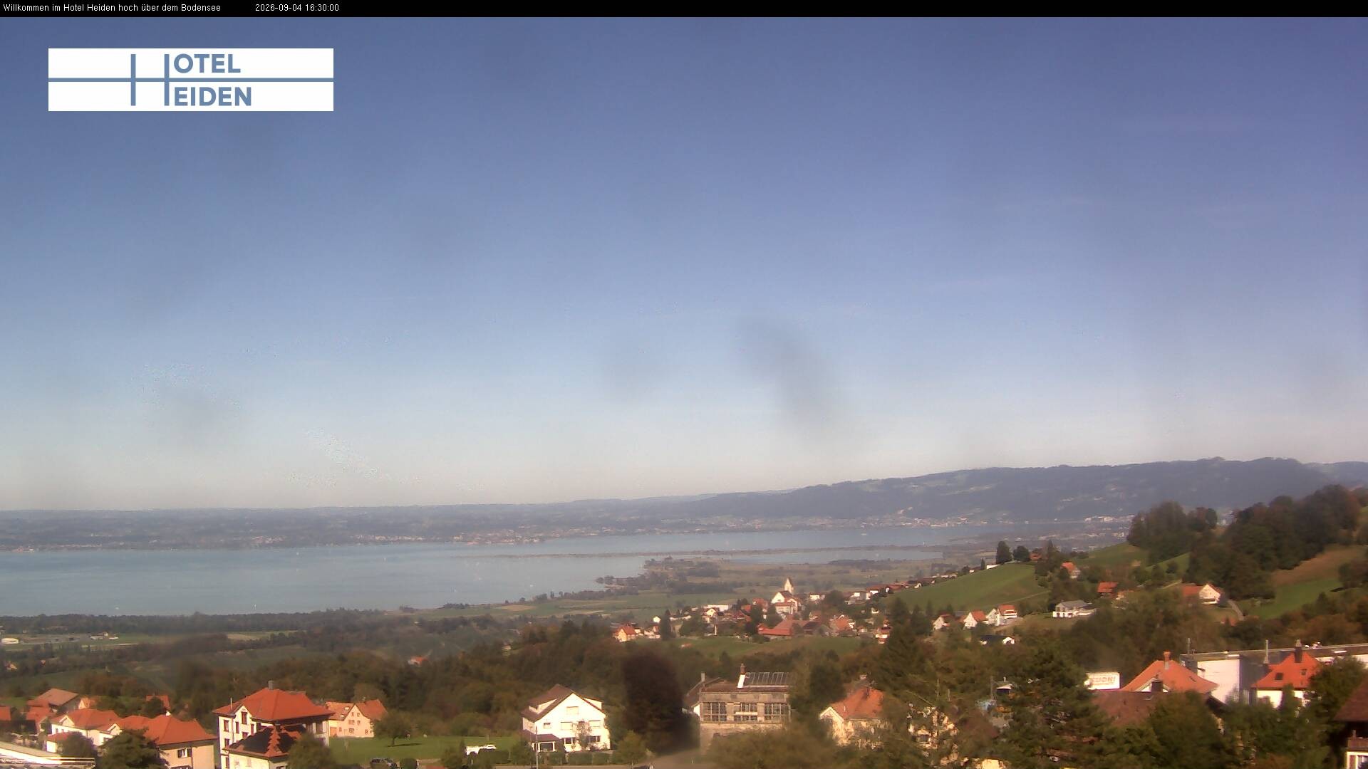 Archiv Foto Webcam Heiden - Blick über den Bodensee