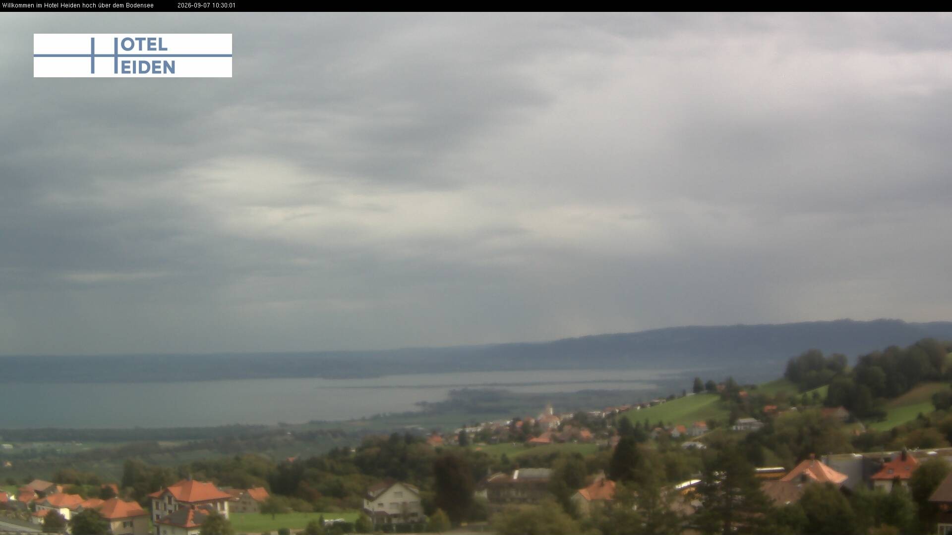 Archiv Foto Webcam Heiden - Blick über den Bodensee