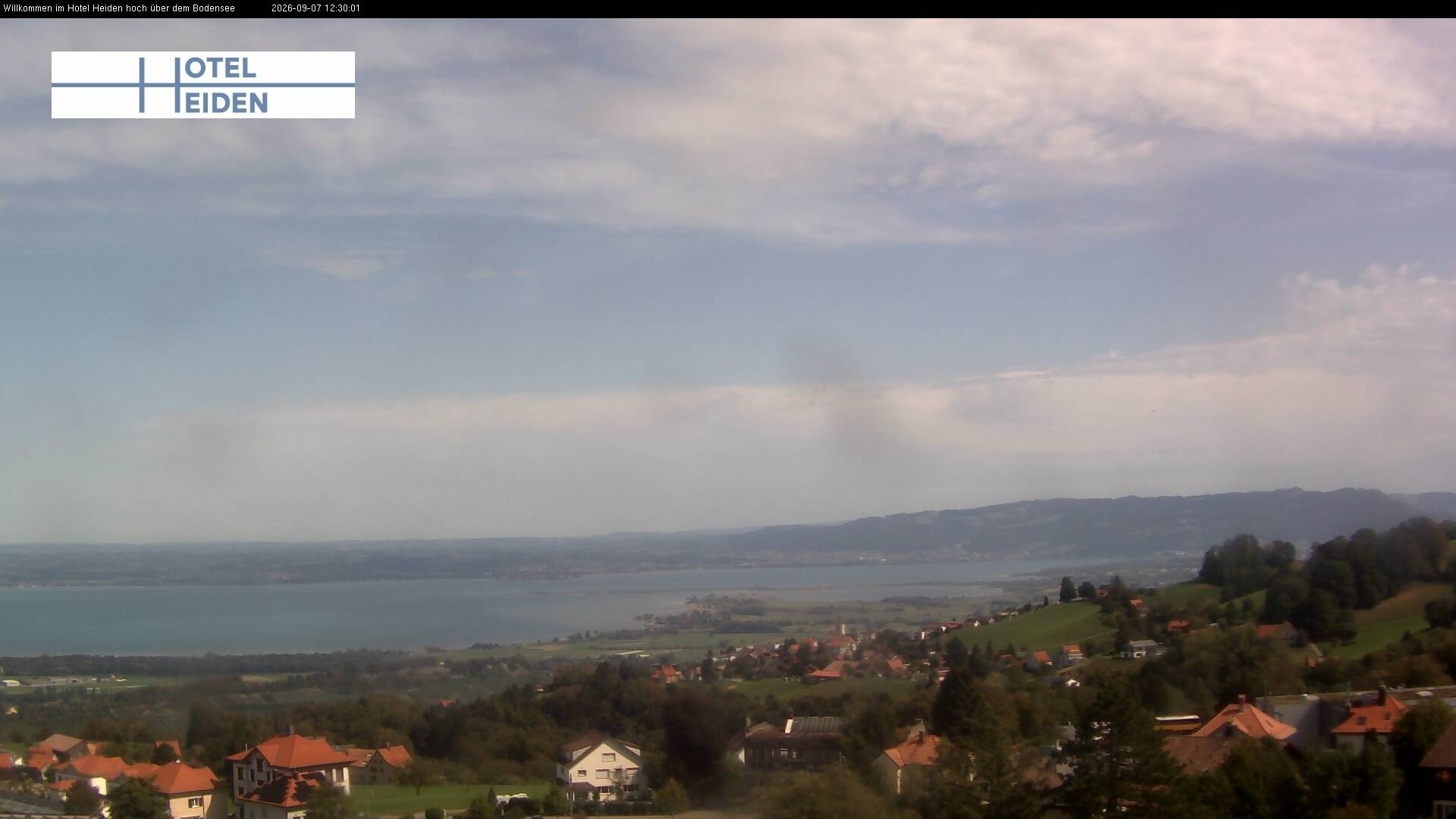Archiv Foto Webcam Heiden - Blick über den Bodensee