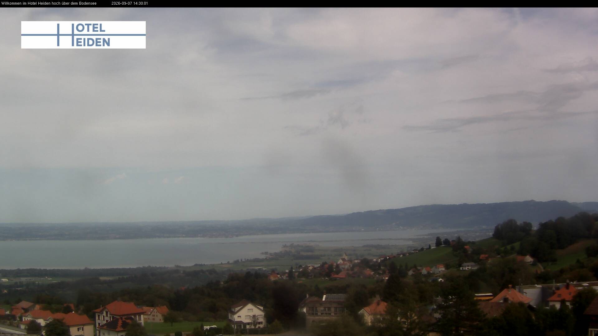 Archiv Foto Webcam Heiden - Blick über den Bodensee
