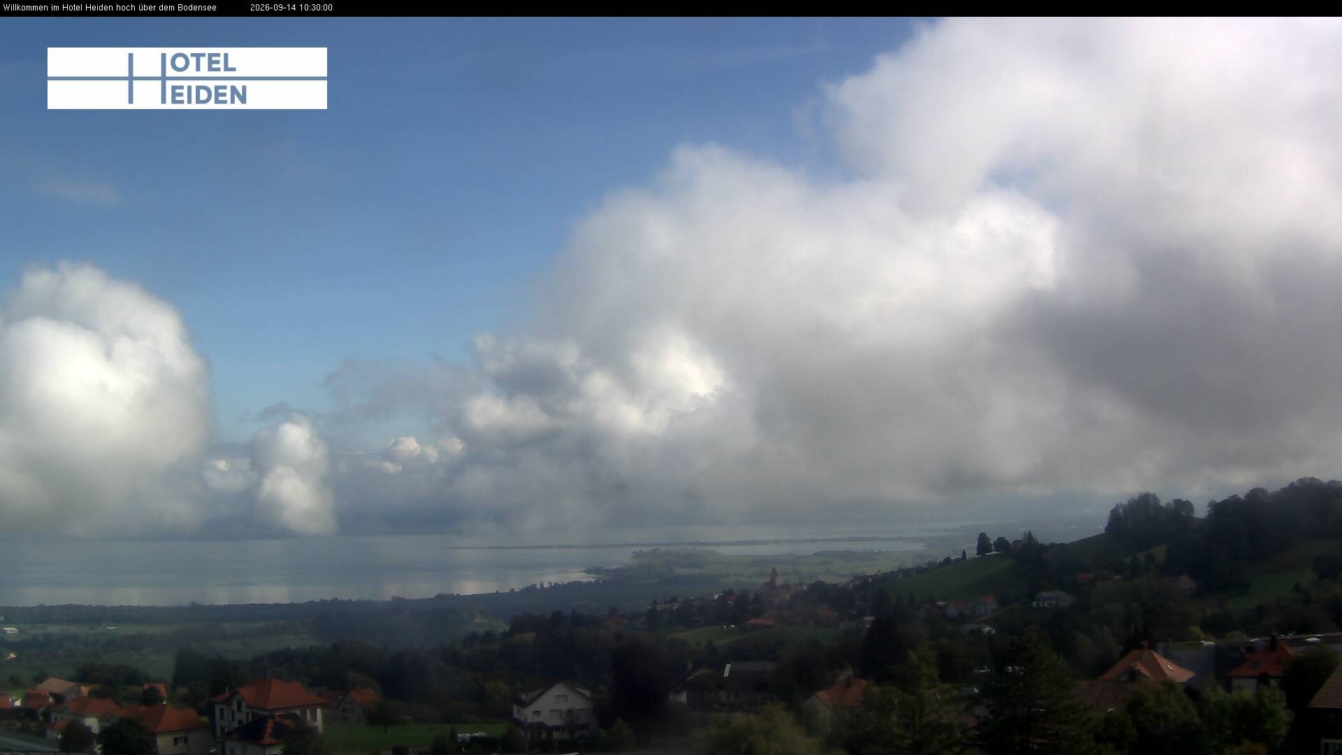 Archiv Foto Webcam Heiden - Blick über den Bodensee
