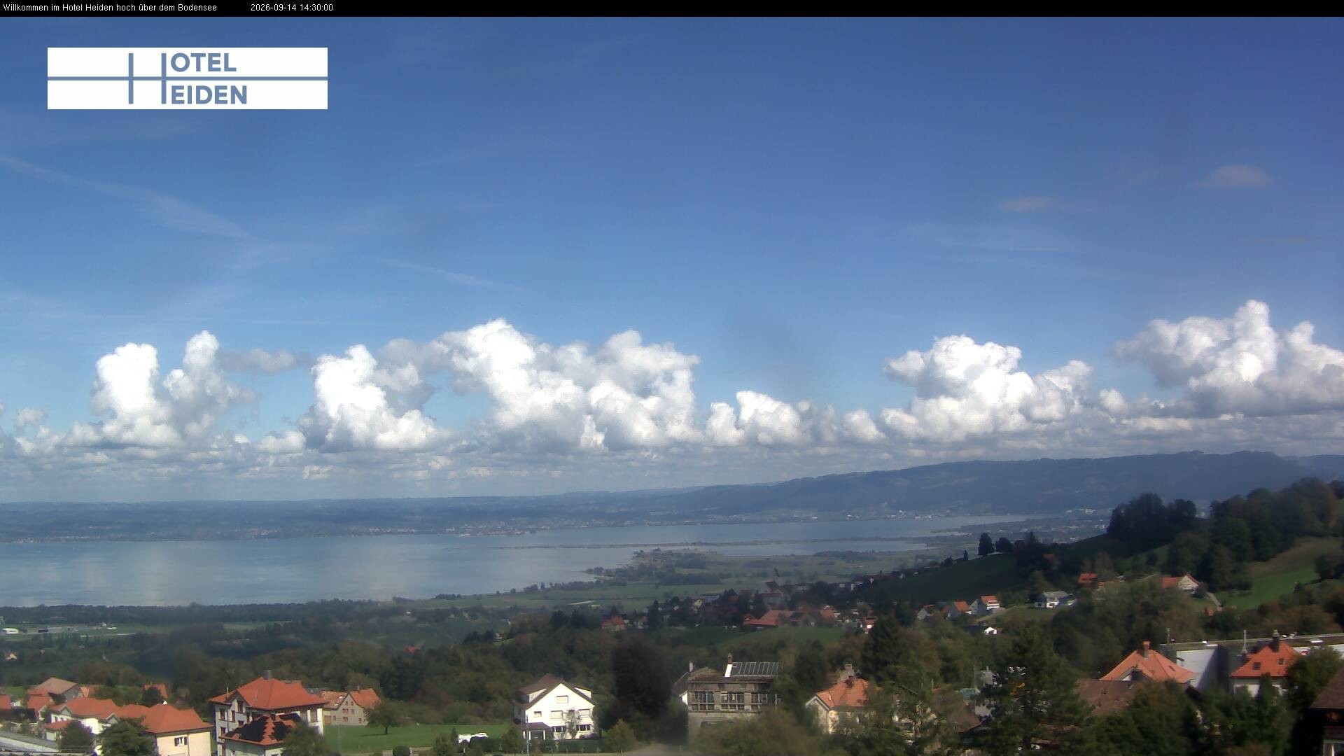 Archiv Foto Webcam Heiden - Blick über den Bodensee