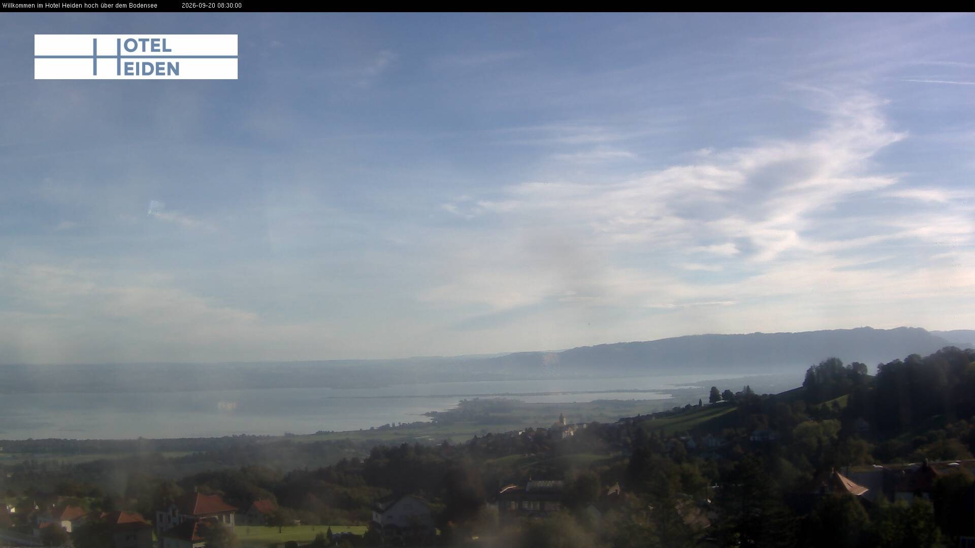Archiv Foto Webcam Heiden - Blick über den Bodensee