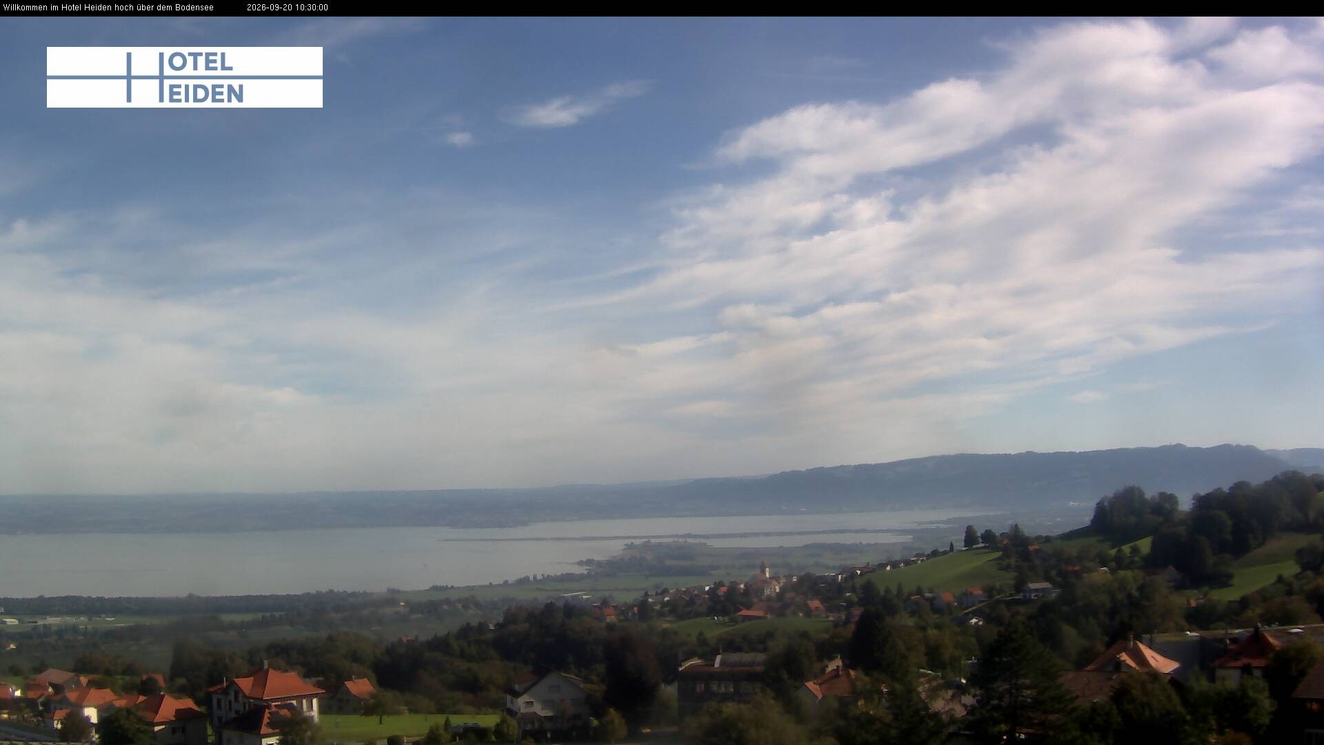 Archiv Foto Webcam Heiden - Blick über den Bodensee