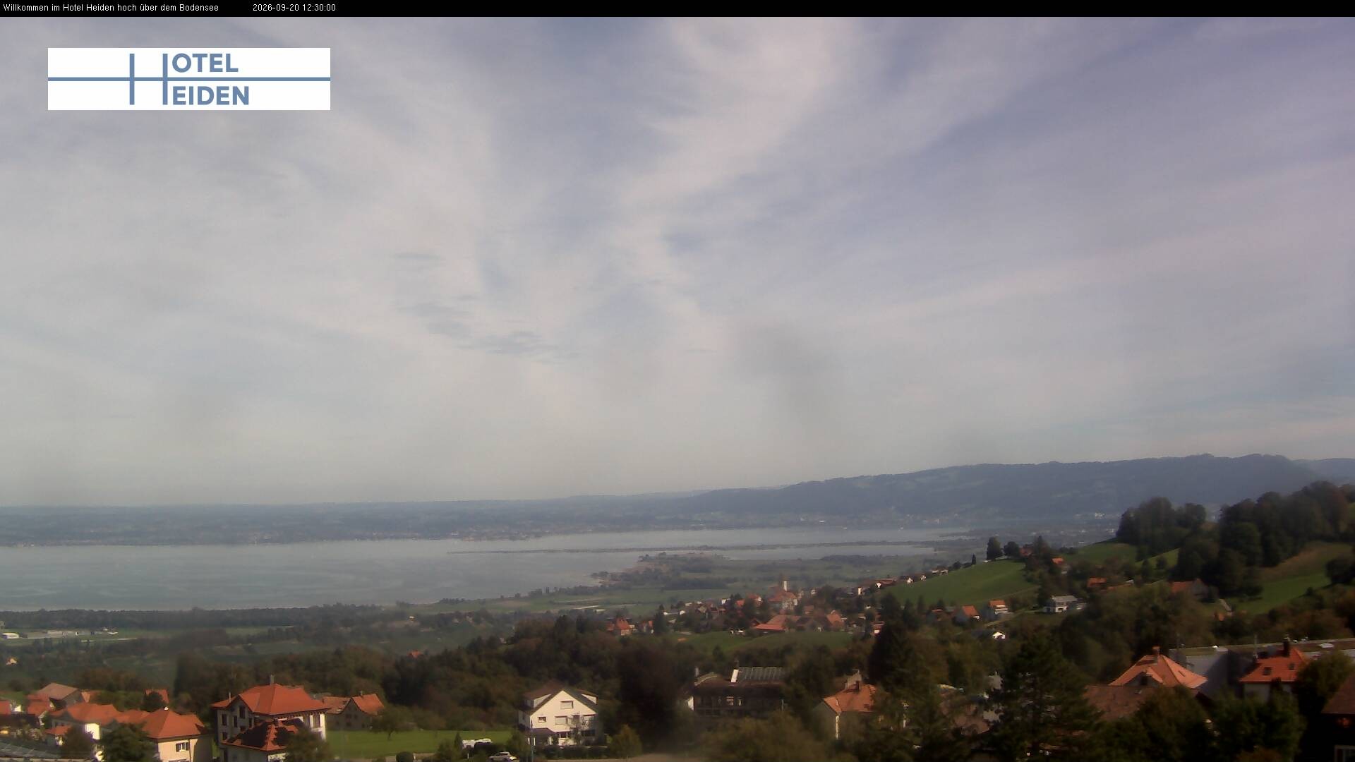 Archiv Foto Webcam Heiden - Blick über den Bodensee