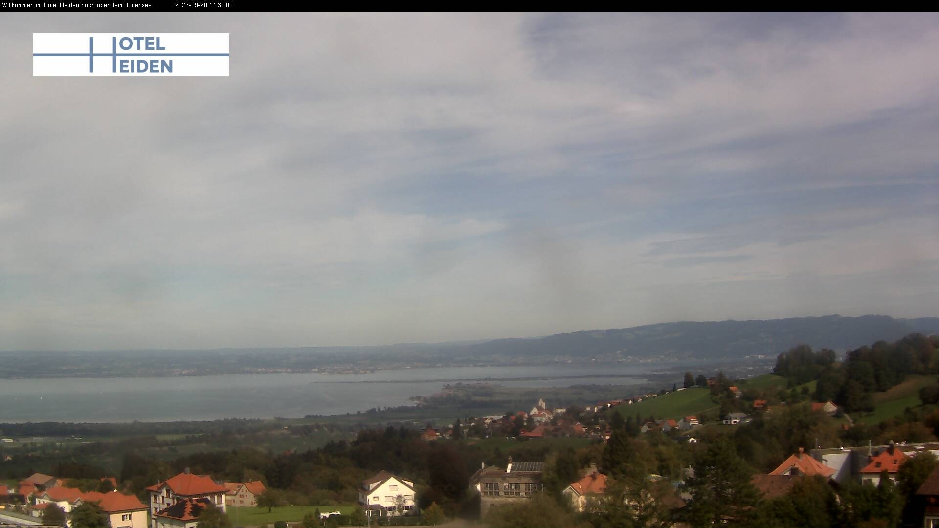 Archiv Foto Webcam Heiden - Blick über den Bodensee