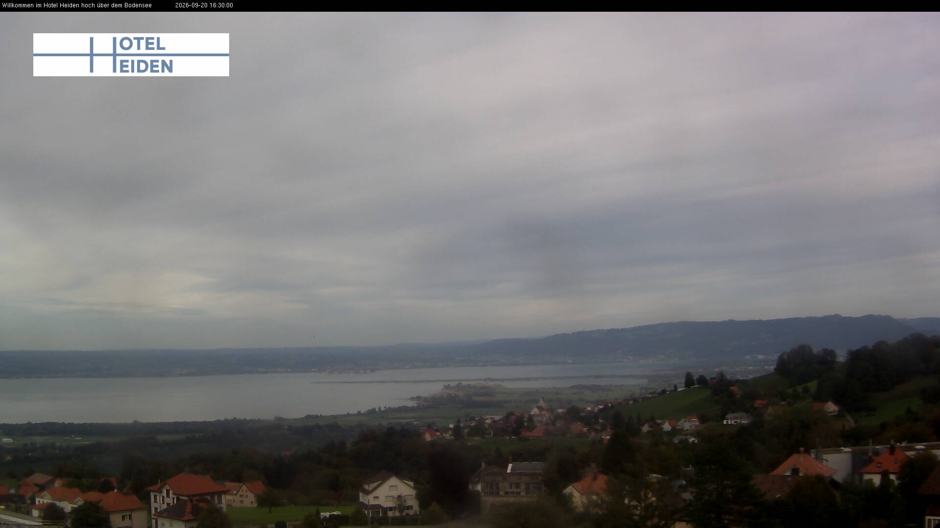 Archiv Foto Webcam Heiden - Blick über den Bodensee