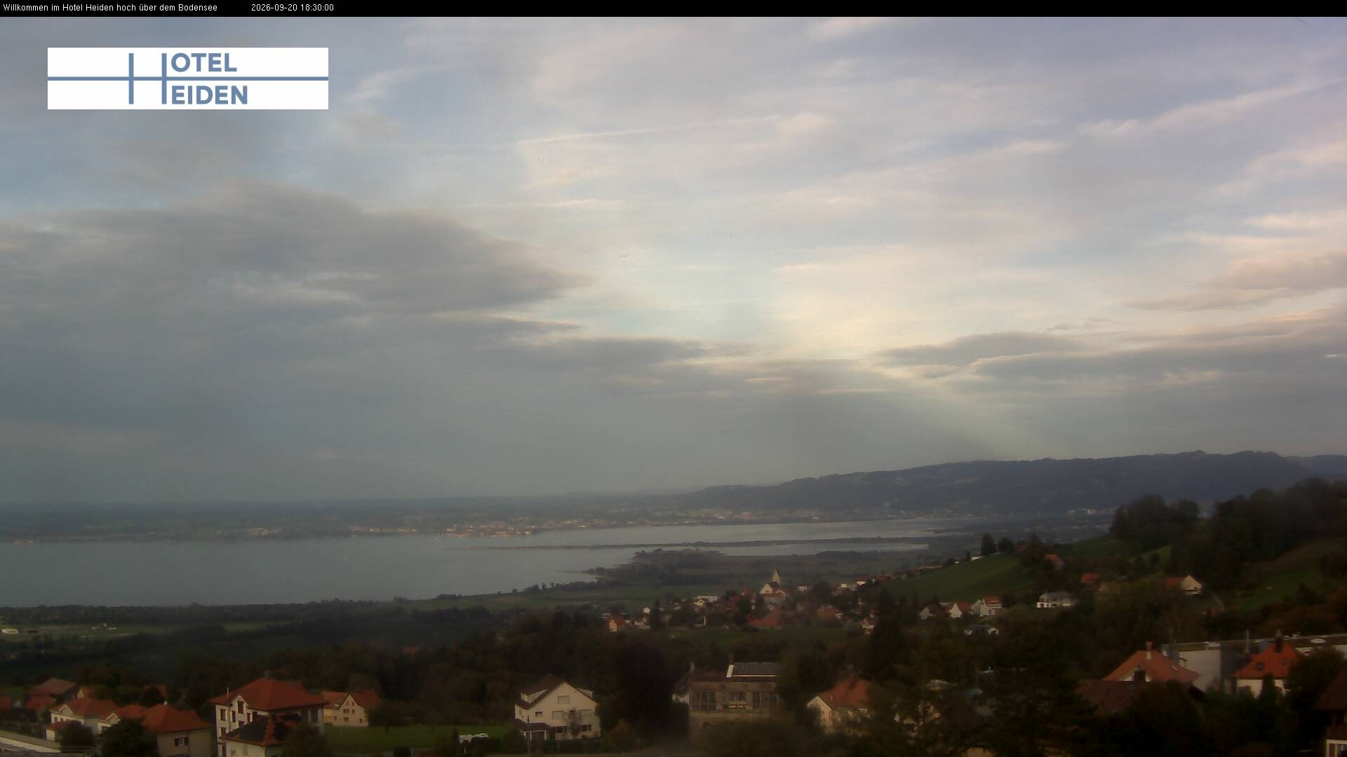 Archiv Foto Webcam Heiden - Blick über den Bodensee