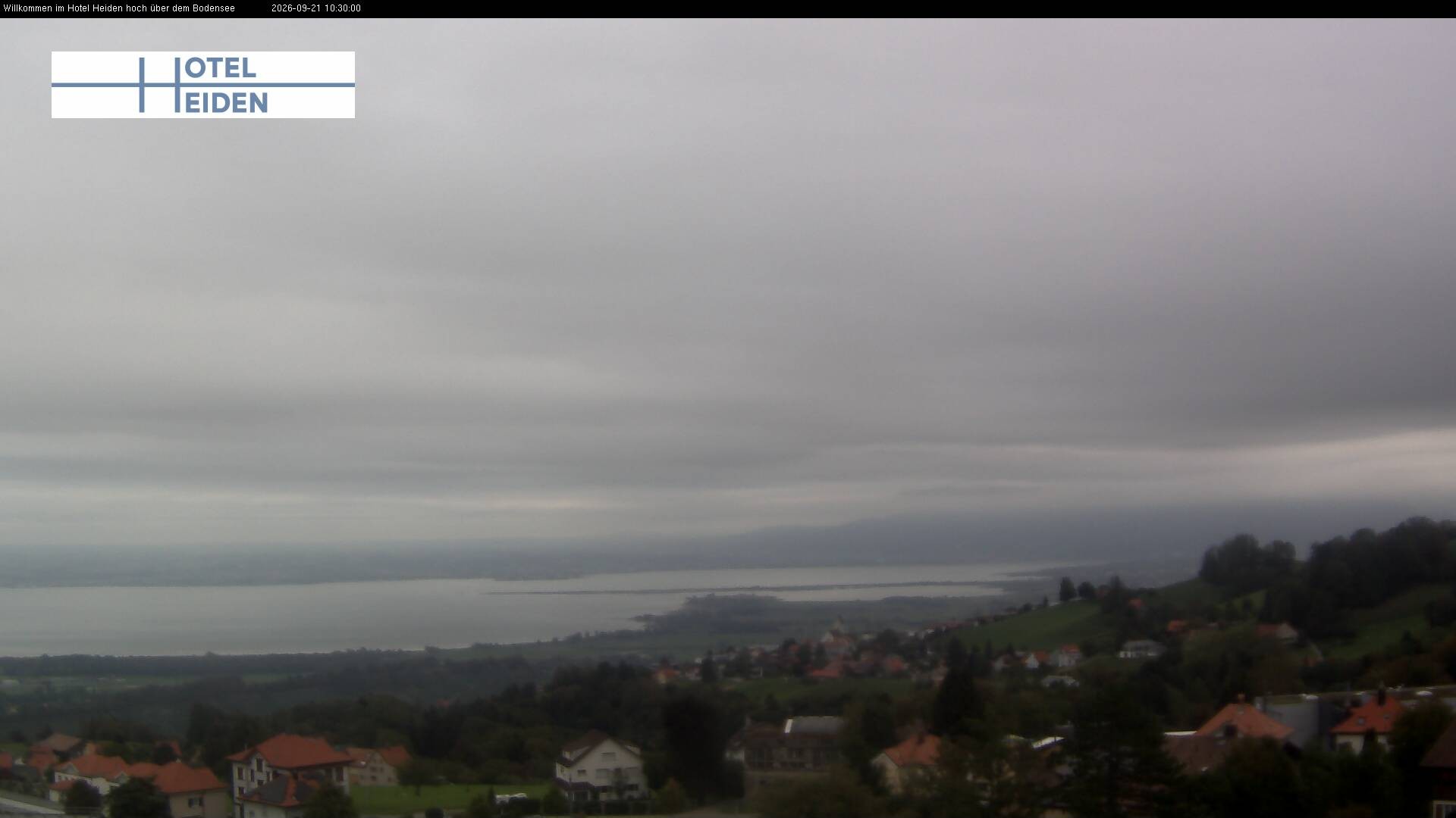 Archiv Foto Webcam Heiden - Blick über den Bodensee