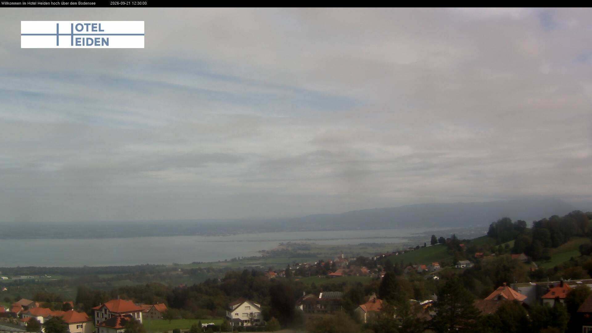 Archiv Foto Webcam Heiden - Blick über den Bodensee