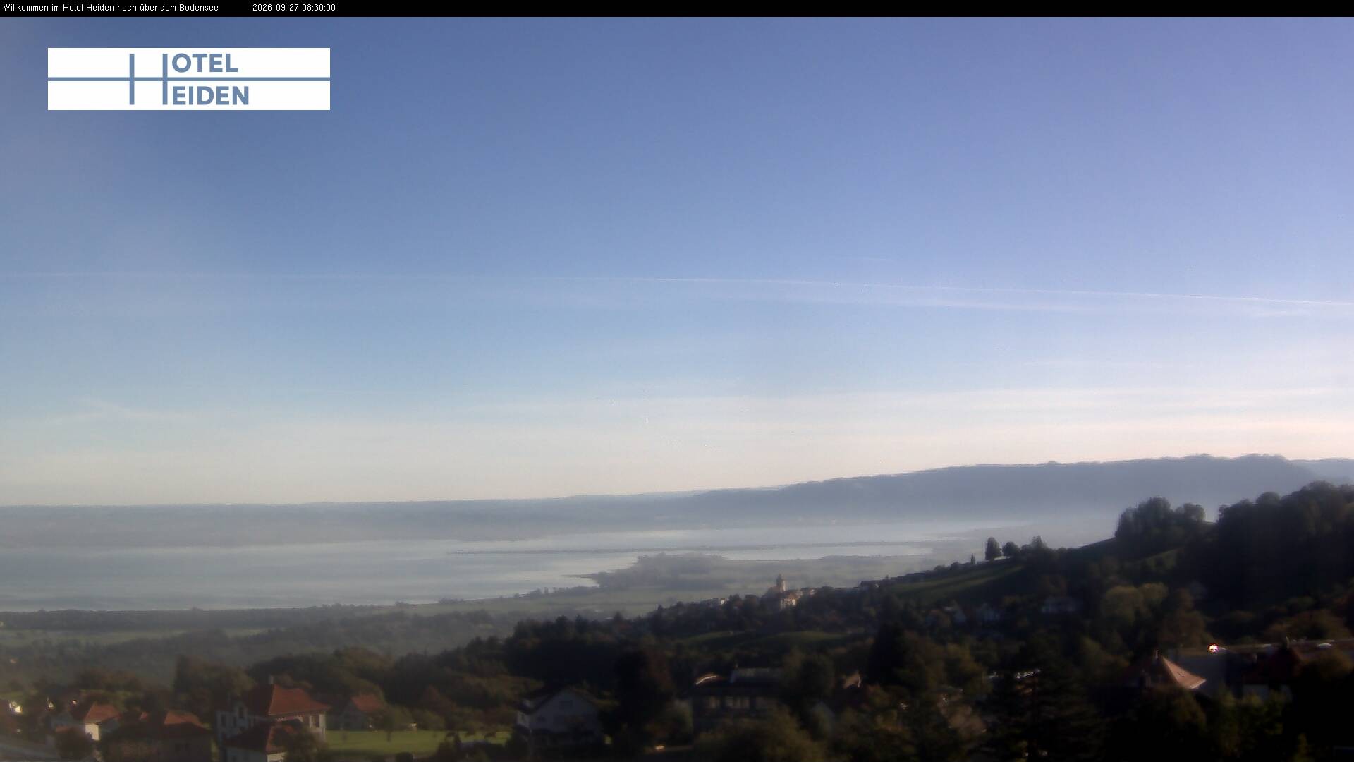 Archiv Foto Webcam Heiden - Blick über den Bodensee