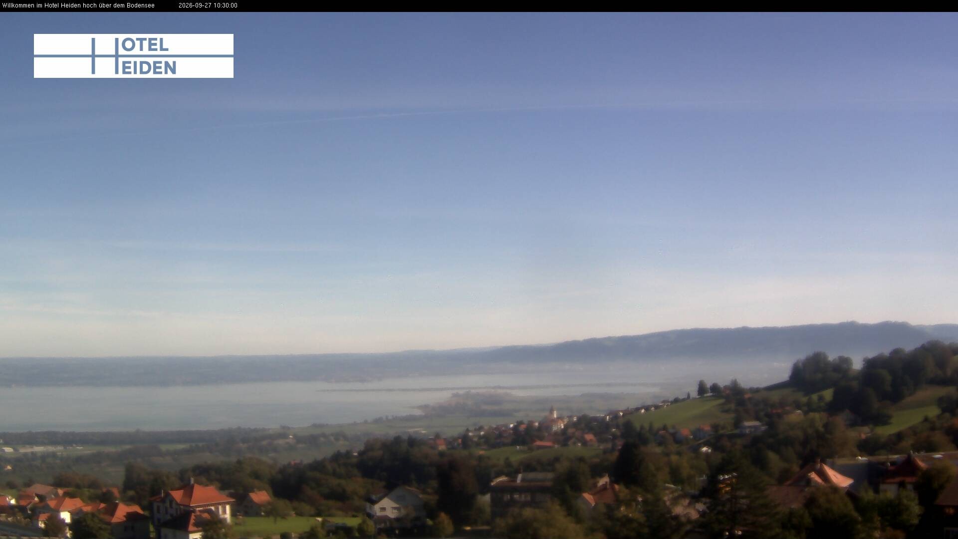 Archiv Foto Webcam Heiden - Blick über den Bodensee
