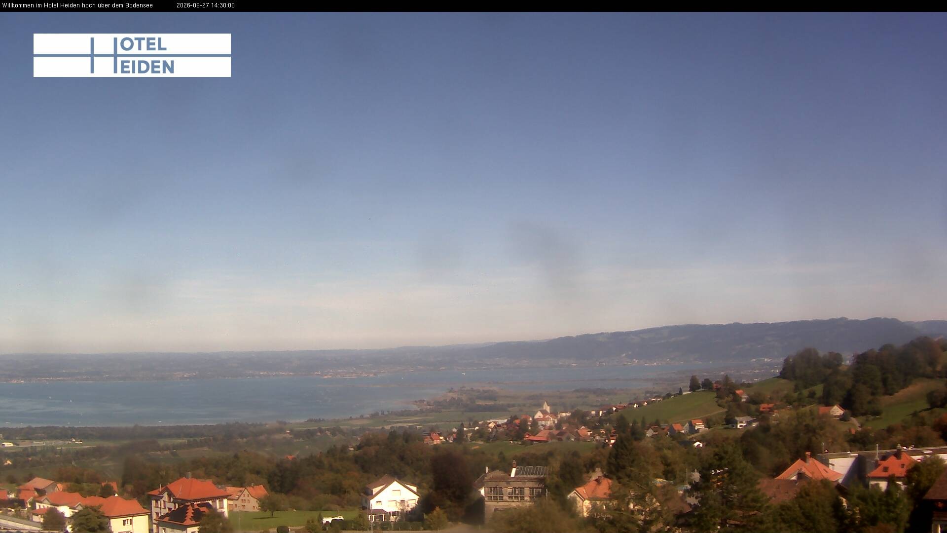 Archiv Foto Webcam Heiden - Blick über den Bodensee