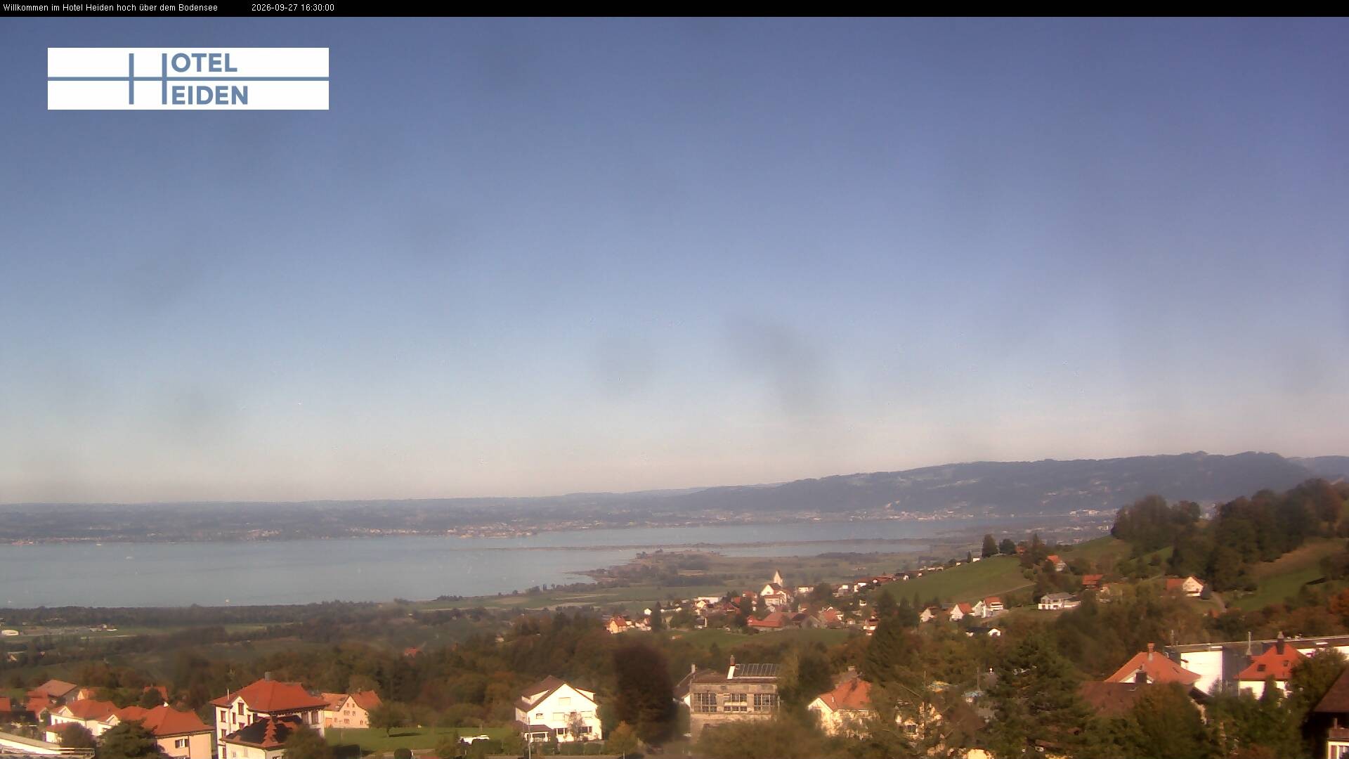 Archiv Foto Webcam Heiden - Blick über den Bodensee