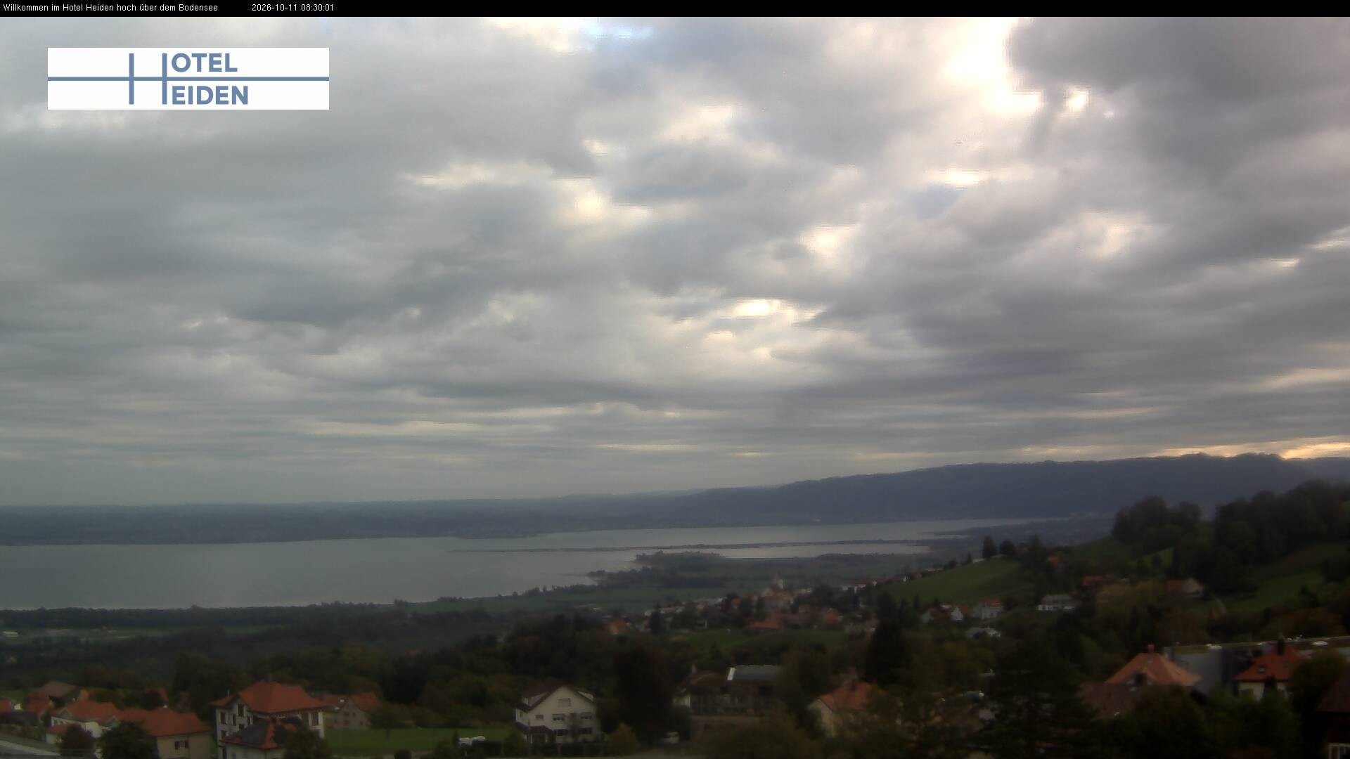 Archiv Foto Webcam Heiden - Blick über den Bodensee