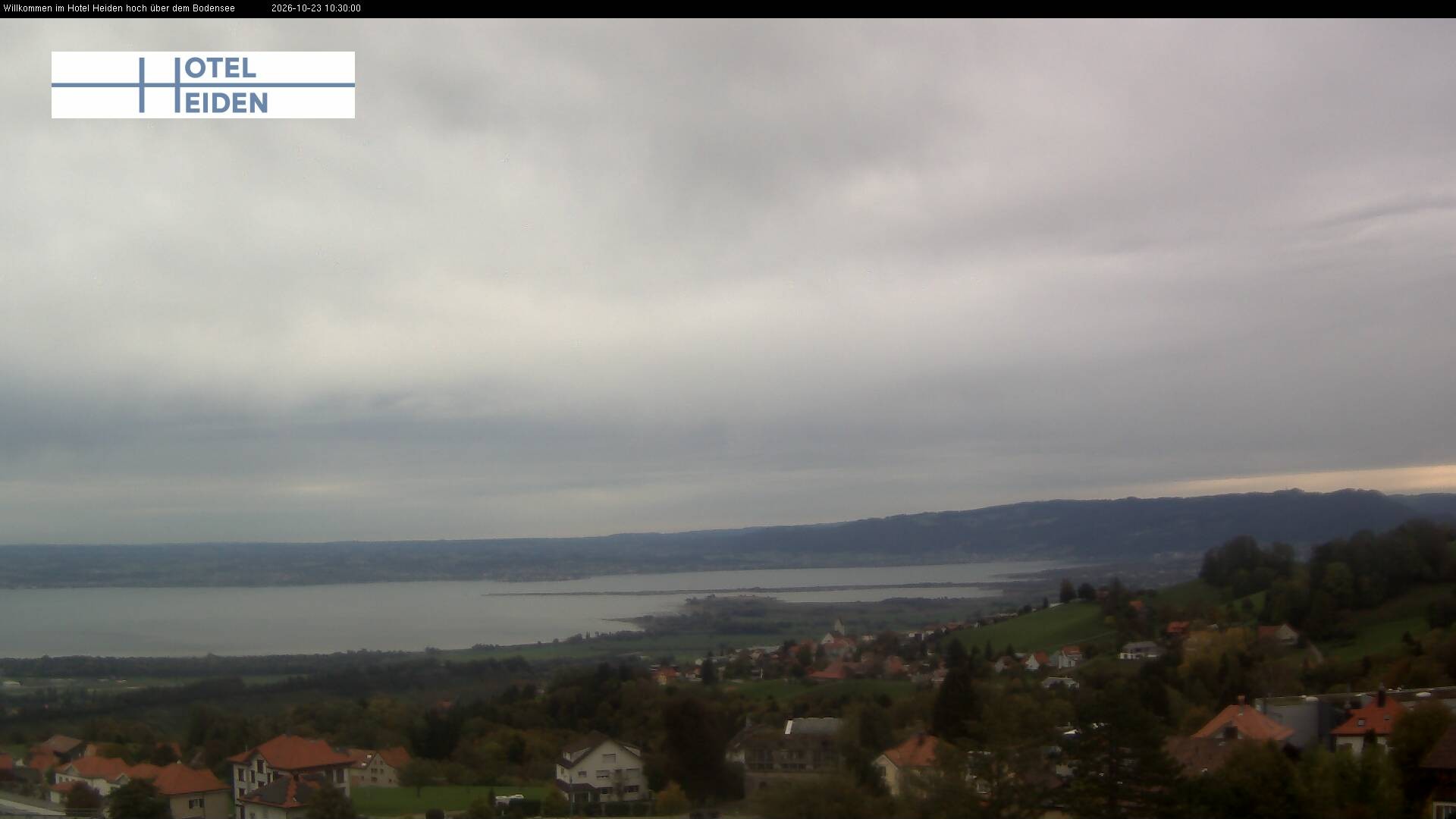 Archived image Webcam Heiden - View of Lake Constance