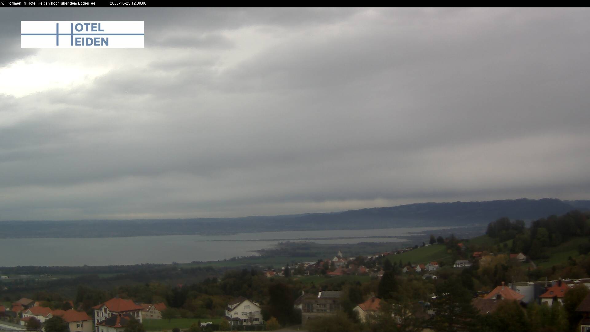 Archived image Webcam Heiden - View of Lake Constance
