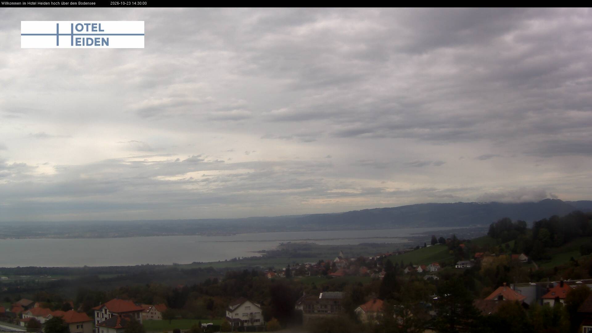 Archived image Webcam Heiden - View of Lake Constance