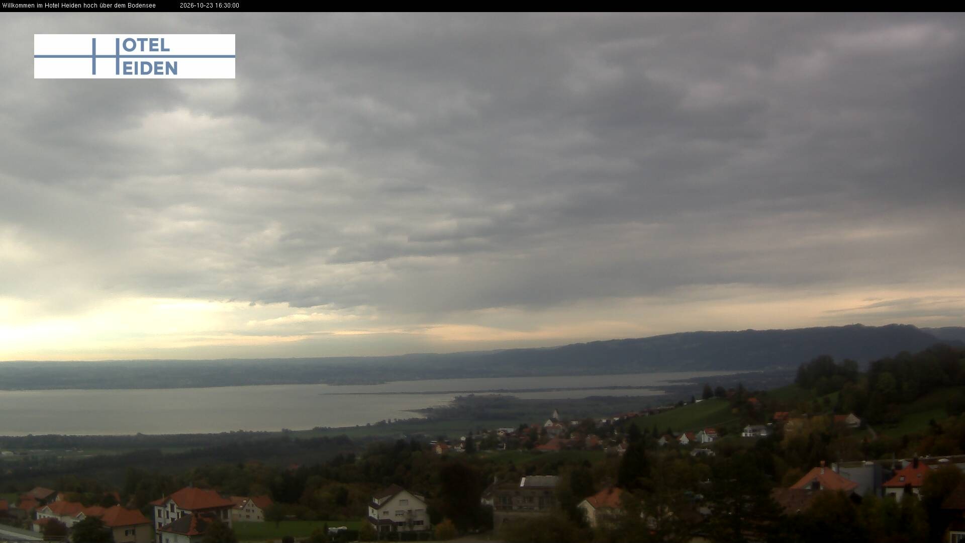 Archived image Webcam Heiden - View of Lake Constance