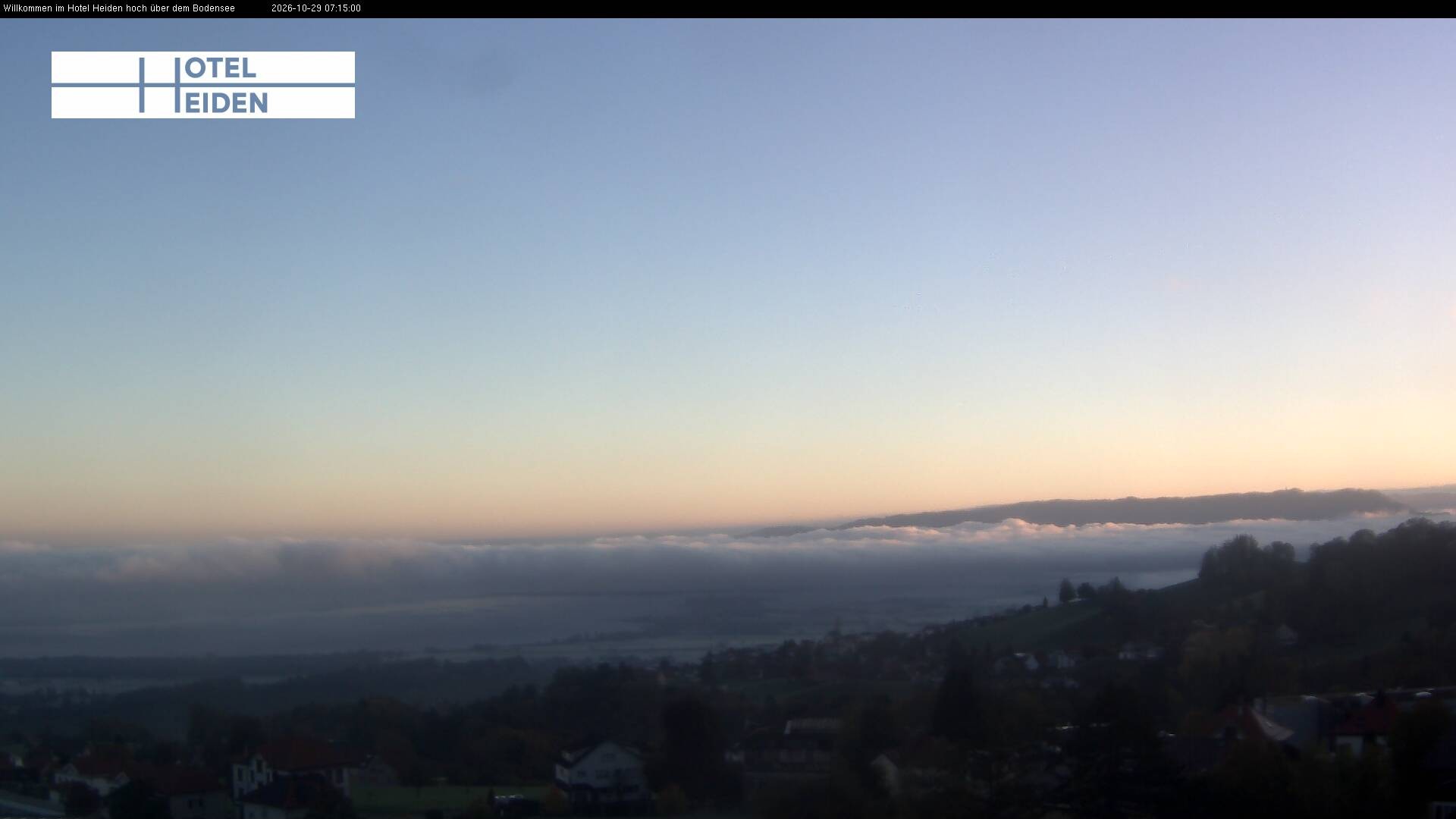 Archiv Foto Webcam Heiden - Blick über den Bodensee