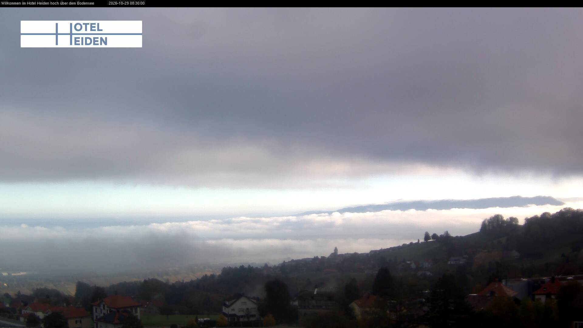 Archiv Foto Webcam Heiden - Blick über den Bodensee