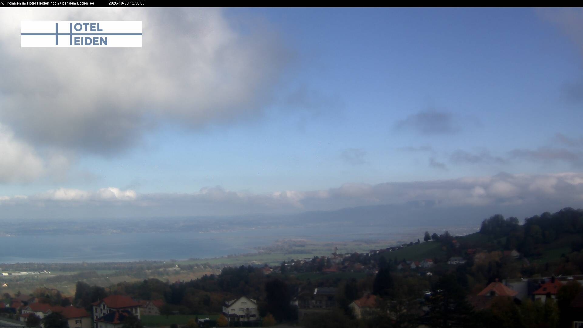 Archiv Foto Webcam Heiden - Blick über den Bodensee
