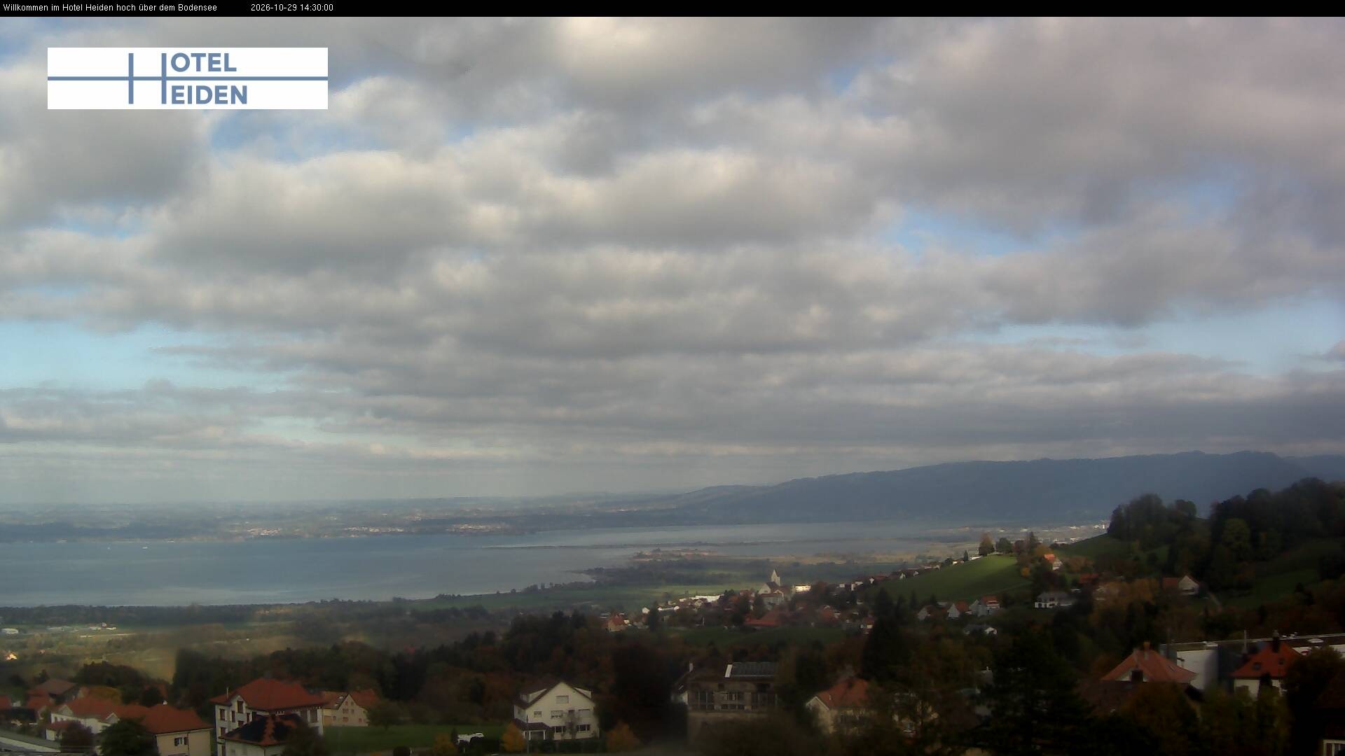 Archiv Foto Webcam Heiden - Blick über den Bodensee