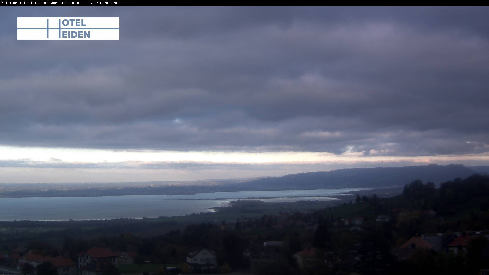 Archiv Foto Webcam Heiden - Blick über den Bodensee