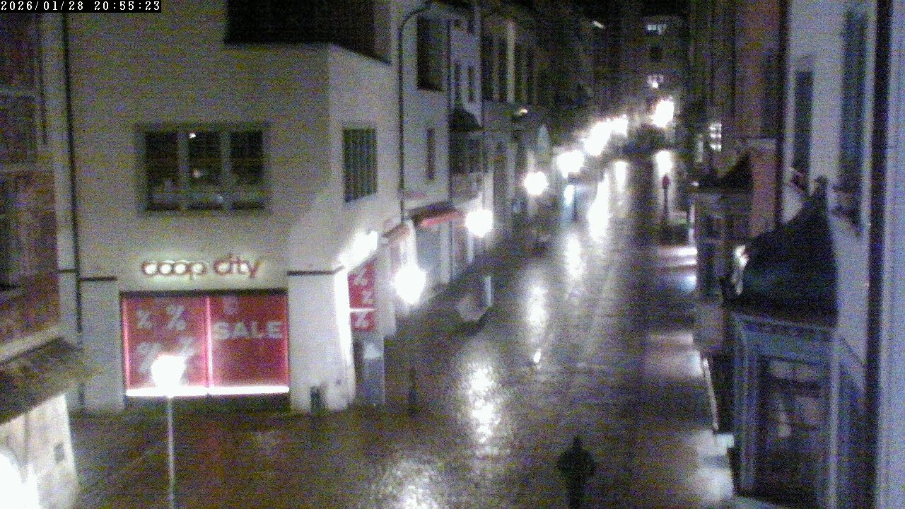 Archiv Foto Webcam Schaffhausen: Blick in die Vordergasse