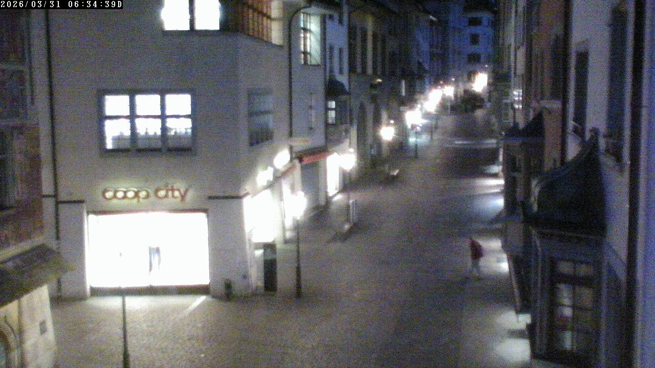 Archiv Foto Webcam Schaffhausen: Blick in die Vordergasse
