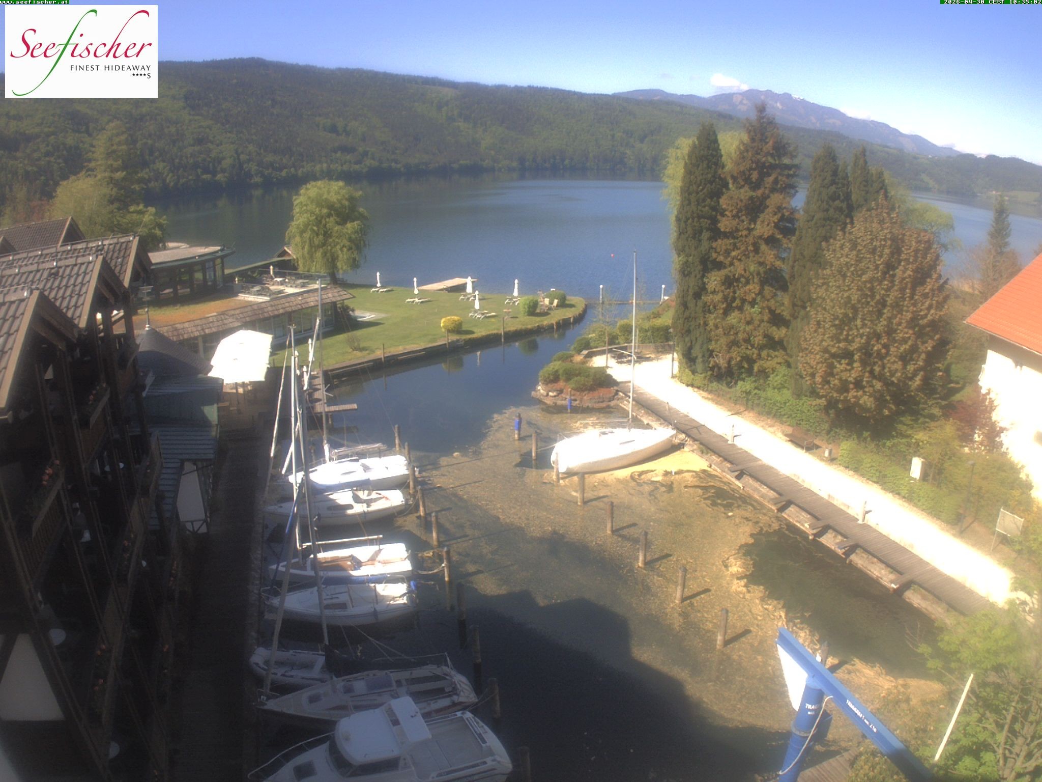 Archiv Foto Webcam Seefischer Romantik Hotel am Millstätter See