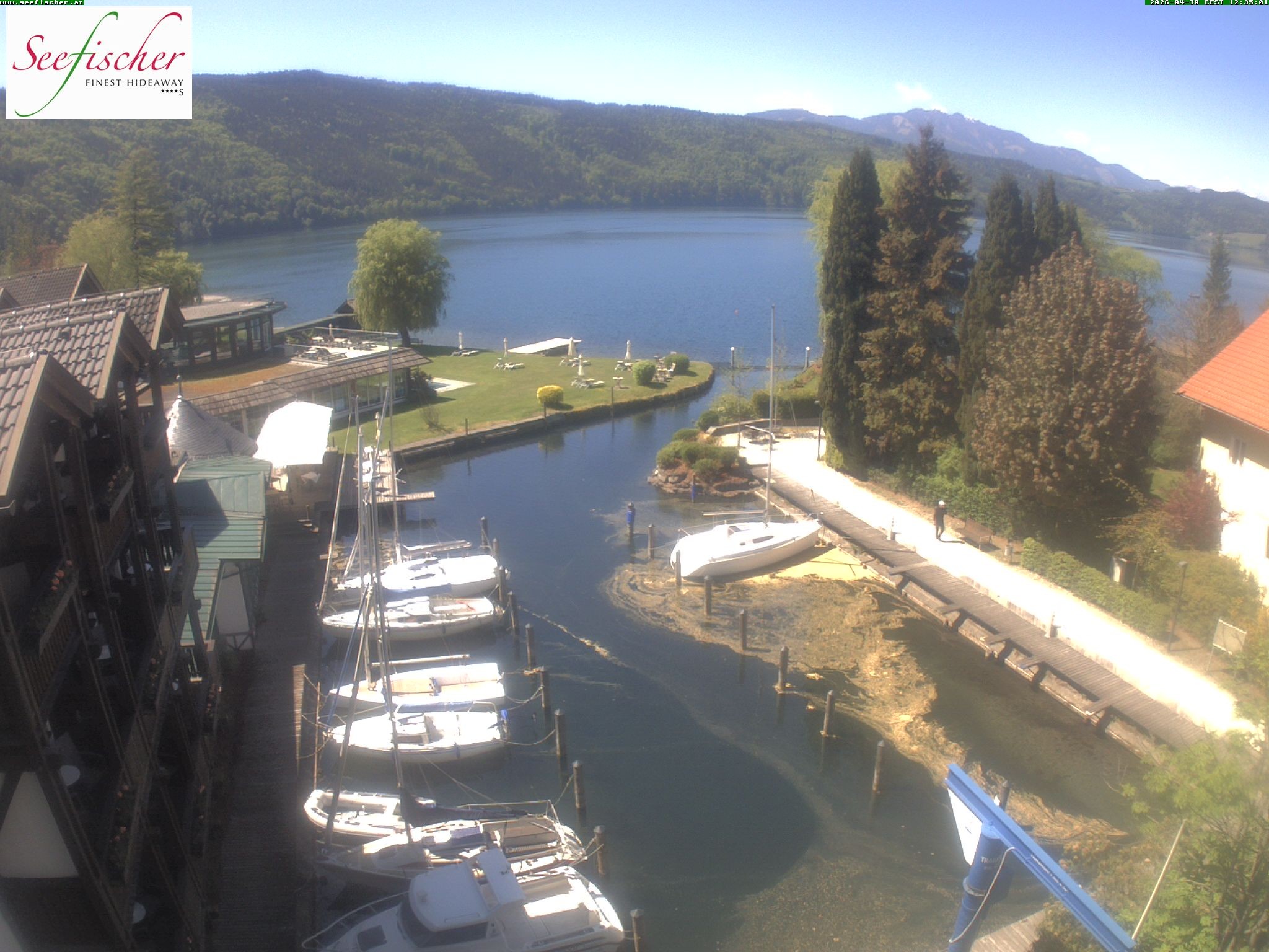 Archiv Foto Webcam Seefischer Romantik Hotel am Millstätter See