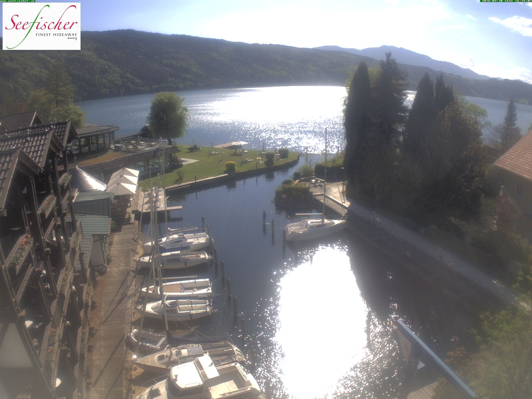 Archiv Foto Webcam Seefischer Romantik Hotel am Millstätter See