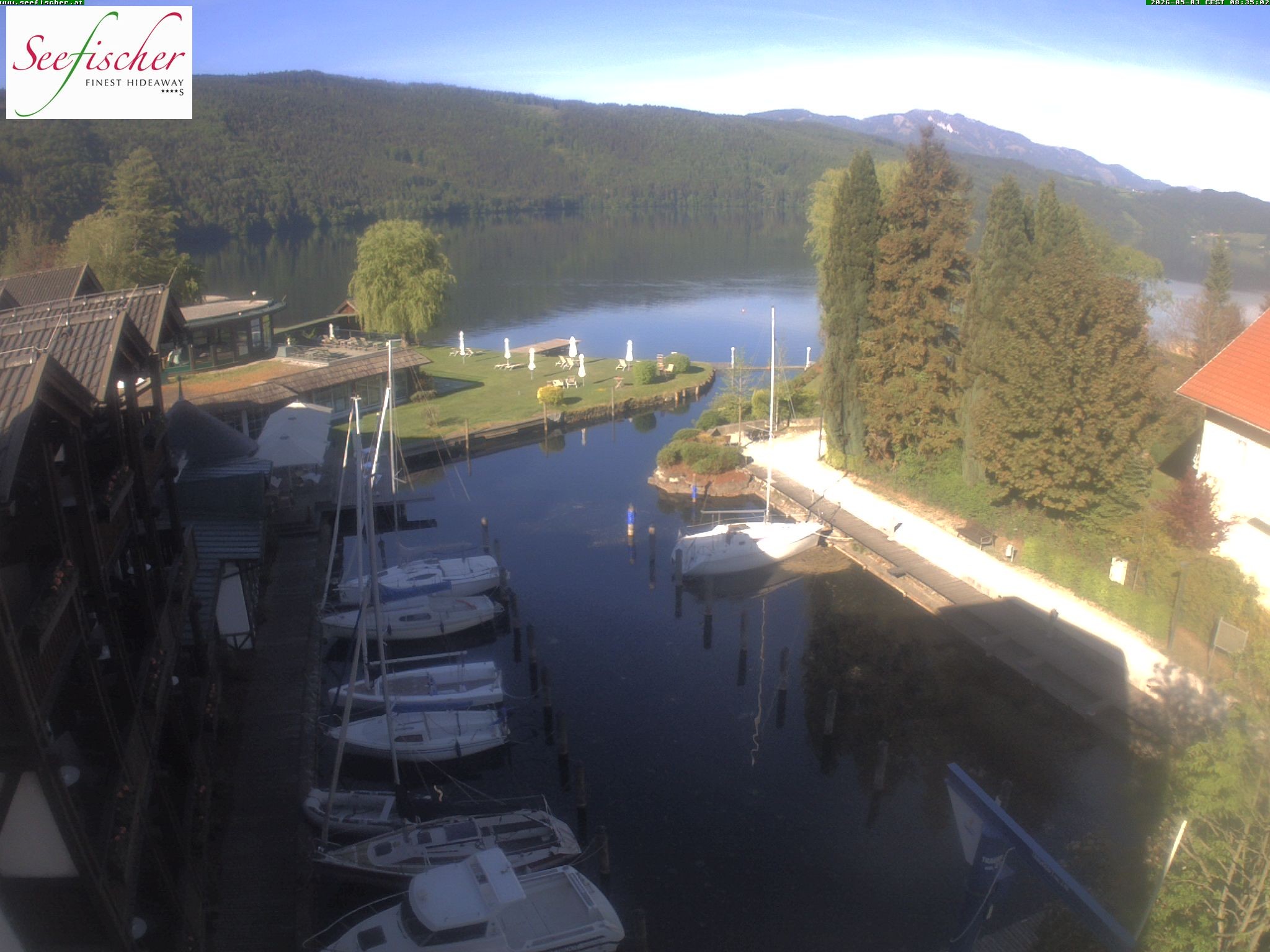 Archiv Foto Webcam Seefischer Romantik Hotel am Millstätter See